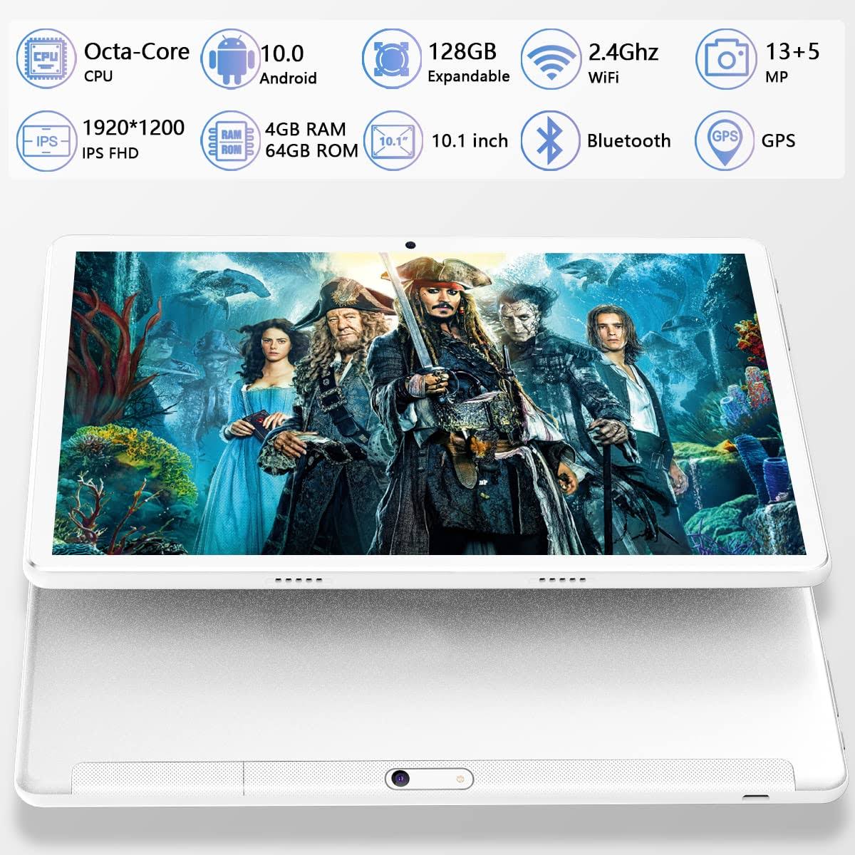 Tablet 10.1 Inch Android 11 Tablet 2023 Latest Update Octa-Core Processor With 64gb Storage, Dual 13mp+5mp Camera, Wifi, Bluetooth, Gps, 128gb UB_RCRTZIPY Tablet 10.1 Inch Android 11 Tablet 2023 Latest Update Octa-Core Processor With 64gb Storage, Dual 13mp+5mp Camera, Wifi, Bluetooth, Gps, 128gb UB_RCRTZIPY