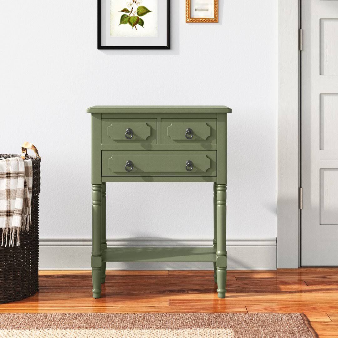 Carleton 3 Drawer Chest Andover Mills Color Green HH_VLXXWRKO