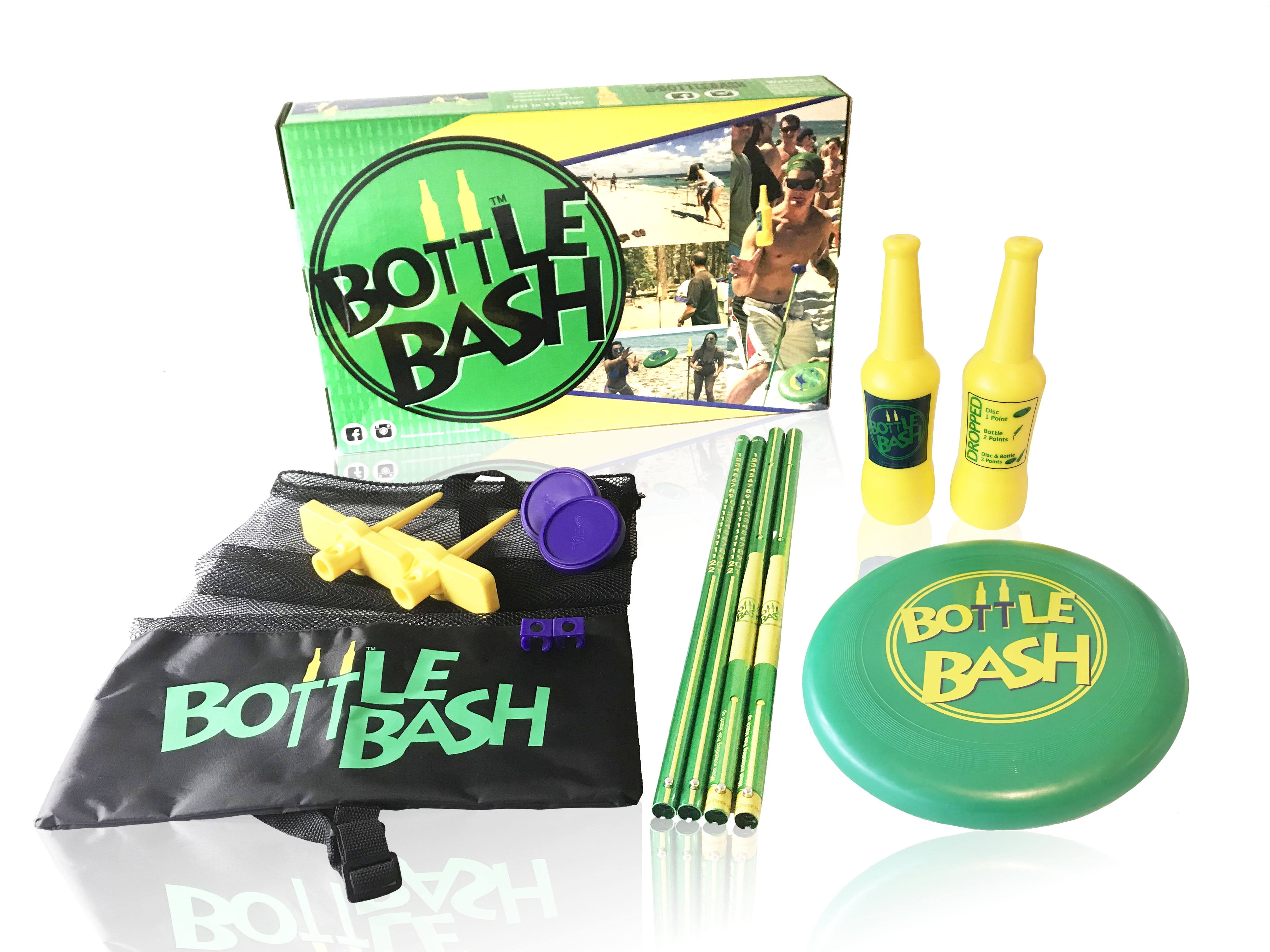 Poleish Sports Bottle Bash Standard Game Set With Soft Surface Spike GV_VJM7KVAF