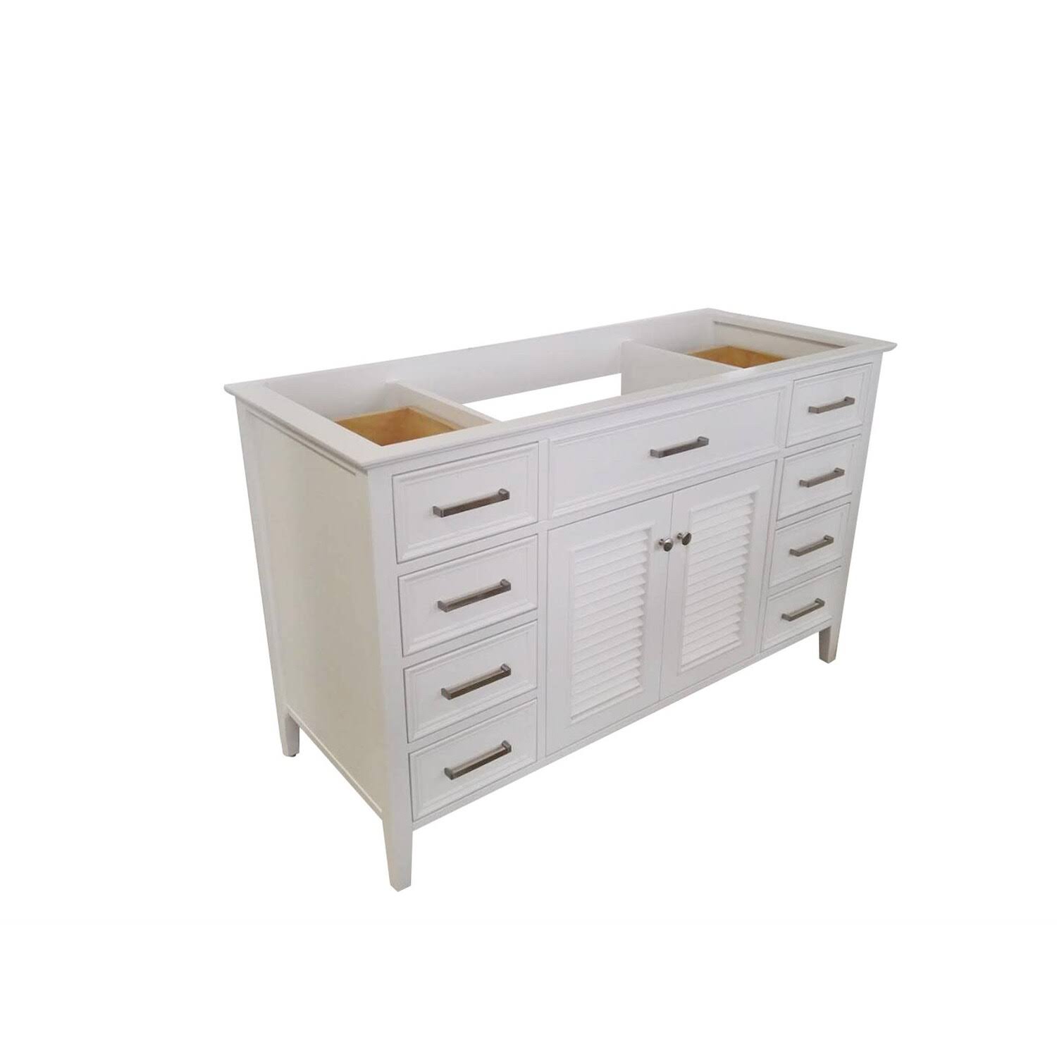 Ariel Kensington 54 In. Single Sink Base Cabinet In Grey XH_DCM9DOT2 Ariel Kensington 54 In. Single Sink Base Cabinet In Grey XH_DCM9DOT2
