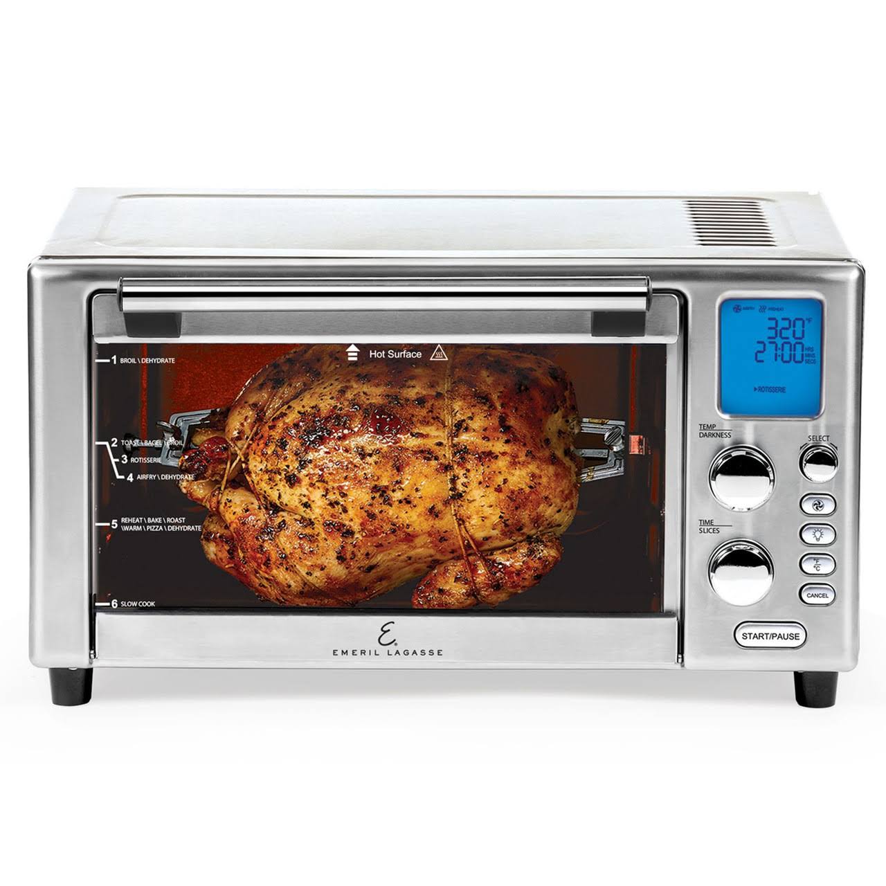 Emeril Lagasse Power Air Fryer Oven 360 2020 Model Special Edition 9-In-1 Multi Cooker Free Emerilas Recipe Book Included Digital Display, Slick W5_MAWGCU8L Emeril Lagasse Power Air Fryer Oven 360 2020 Model Special Edition 9-In-1 Multi Cooker Free Emerilas Recipe Book Included Digital Display, Slick W5_MAWGCU8L