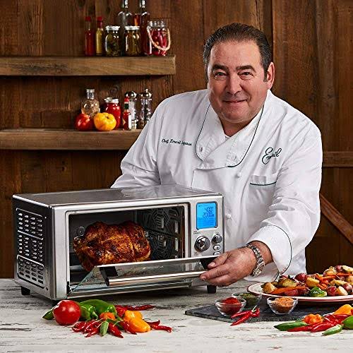 Emeril Lagasse Power Air Fryer Oven 360 2020 Model Special Edition 9-In-1 Multi Cooker Free Emerilas Recipe Book Included Digital Display, Slick W5_MAWGCU8L