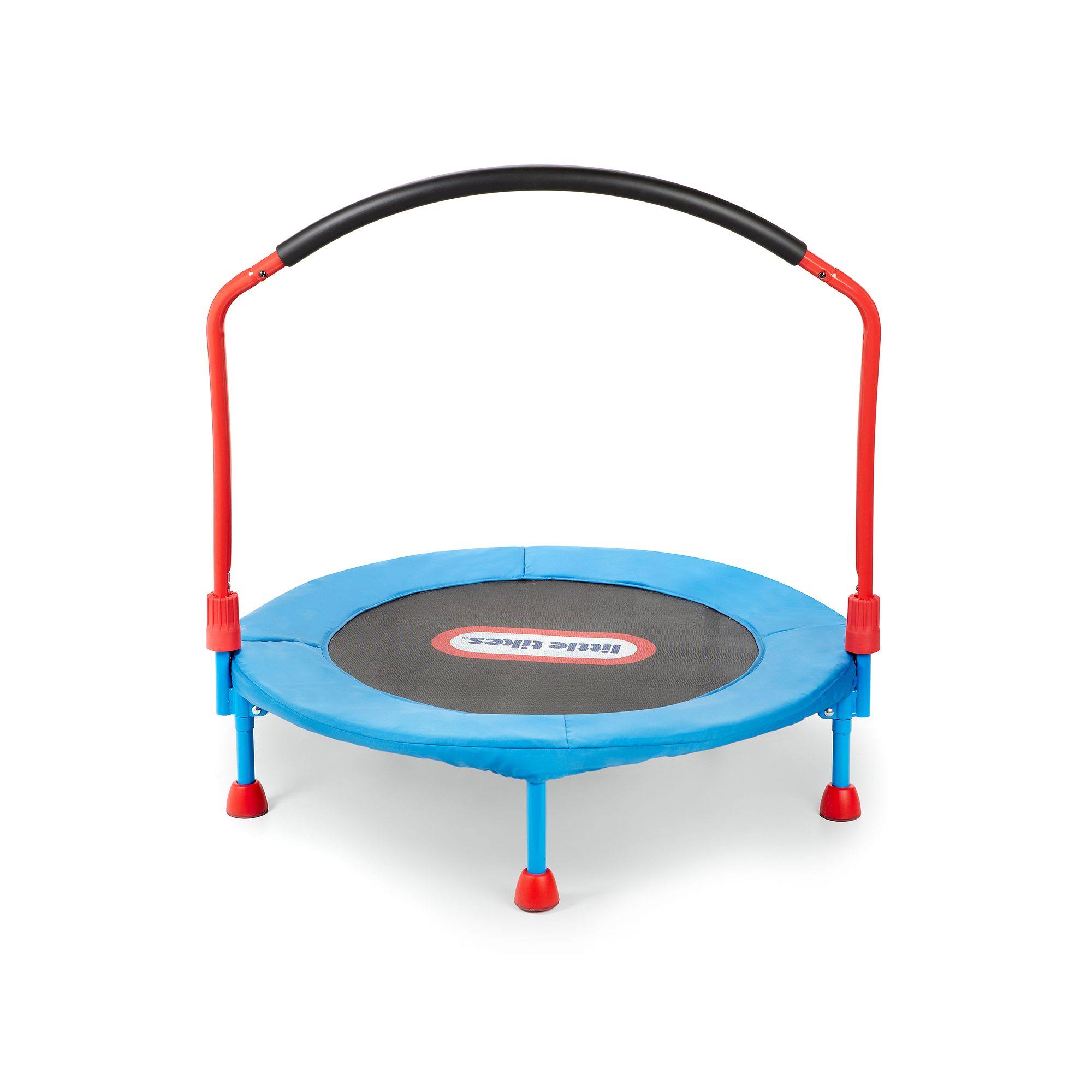 Little Tikes Easy Store 3-Foot Trampoline, With Hand Rail, Blue KR_7KMXPJXE