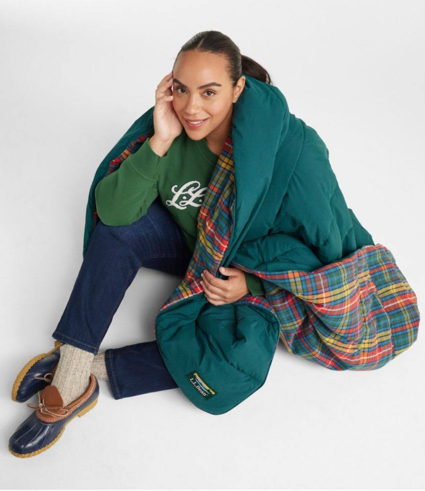 L.L.Bean Flannel Camp Blanket QY_ZKWXKRNQ