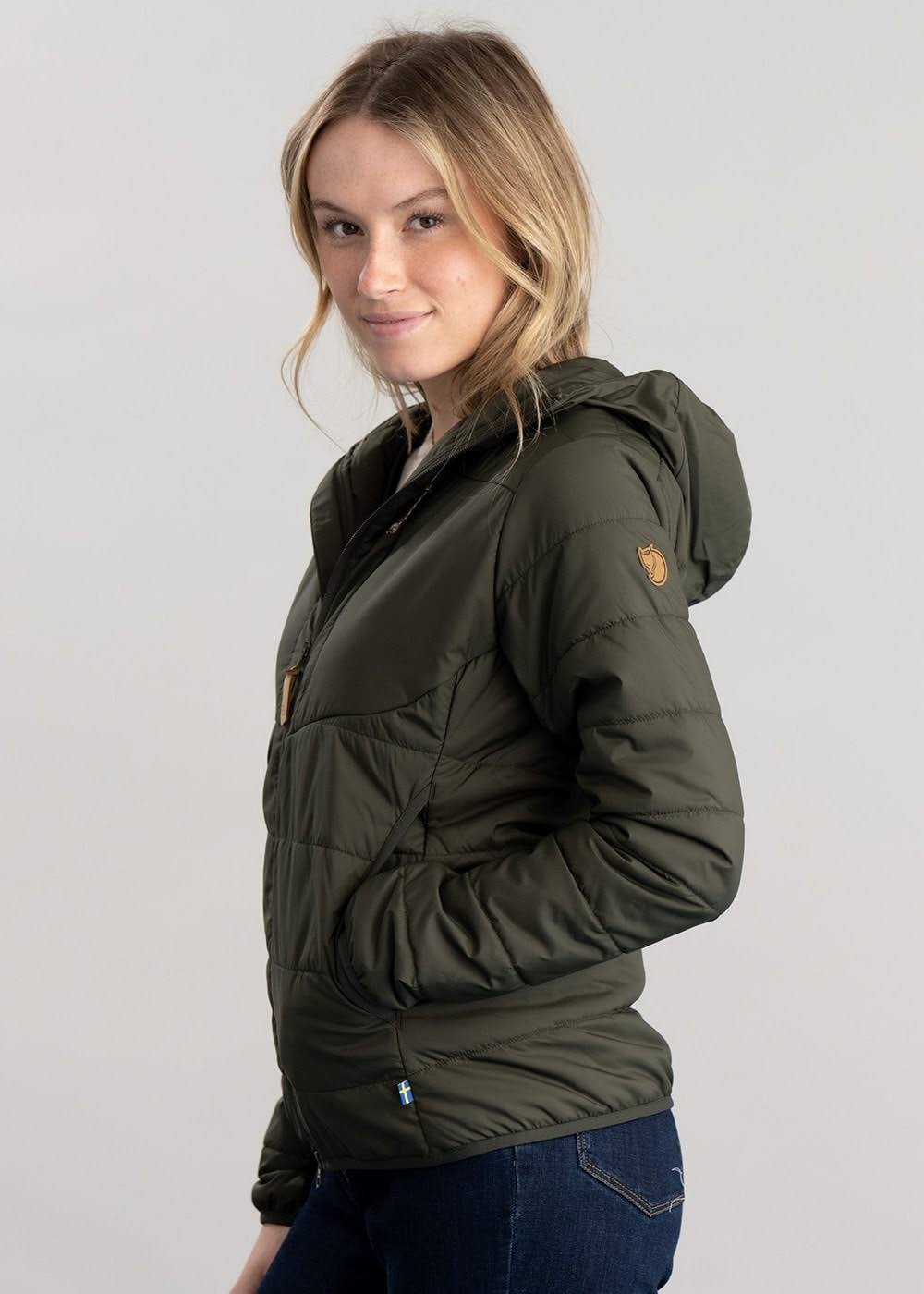 Fjallraven - Women's Keb Padded Hoodie, Deep Forest, S 5F_AVFTATNZ
