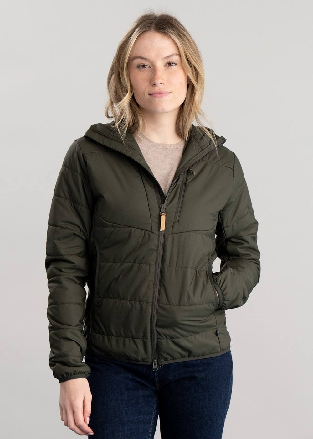 Fjallraven - Women's Keb Padded Hoodie, Deep Forest, S 5F_AVFTATNZ