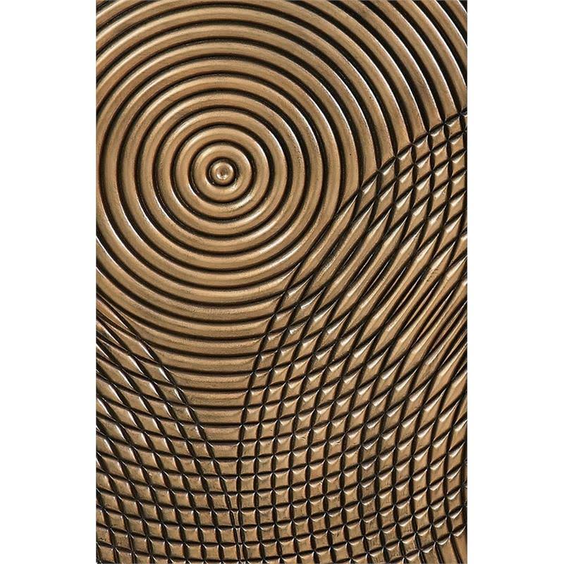 Coast To Coast Imports Zin Gold And Black Two Door Wood Cabinet BR_EZXEBINQ