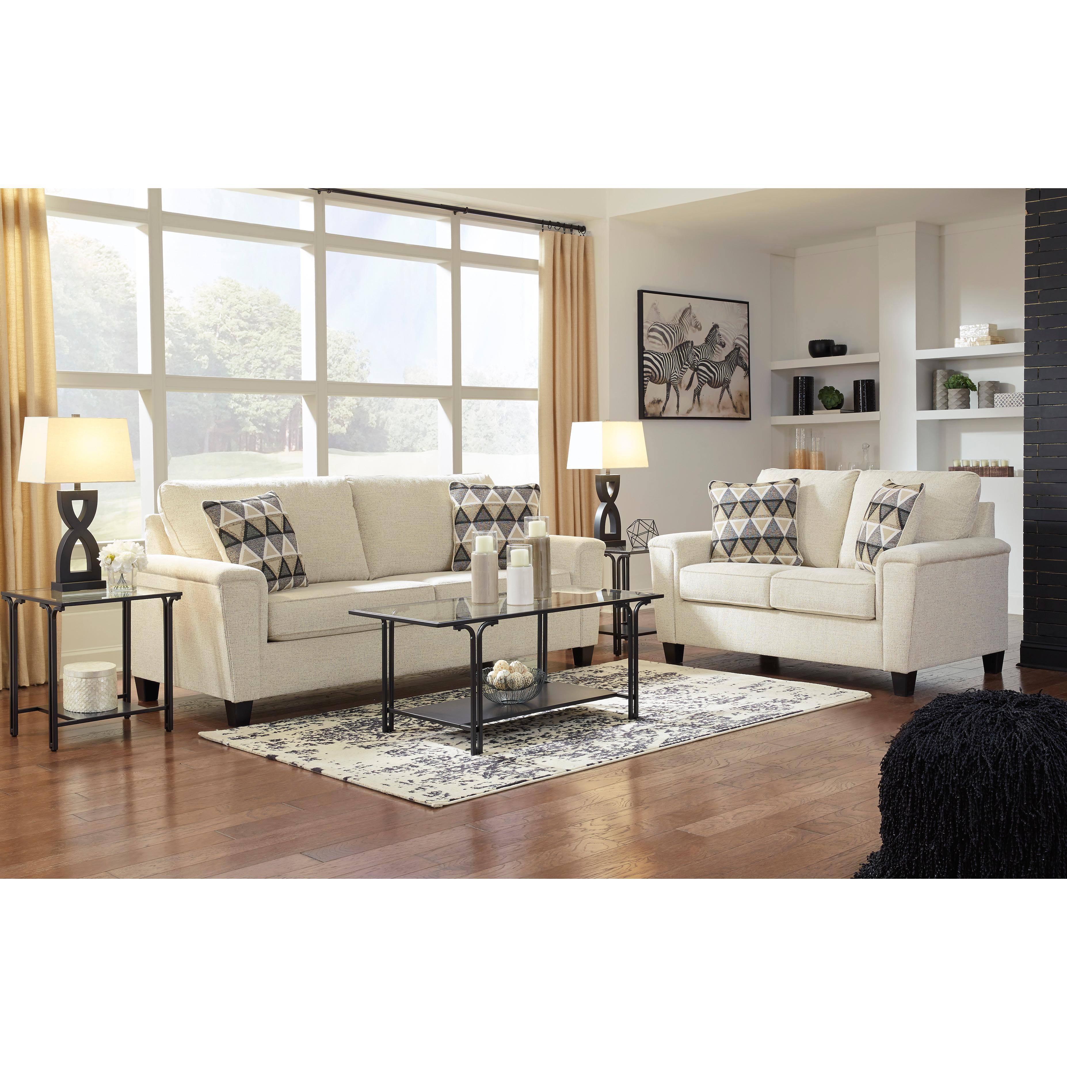 Ashley Abinger Natural Loveseat ND_BHWHPACA