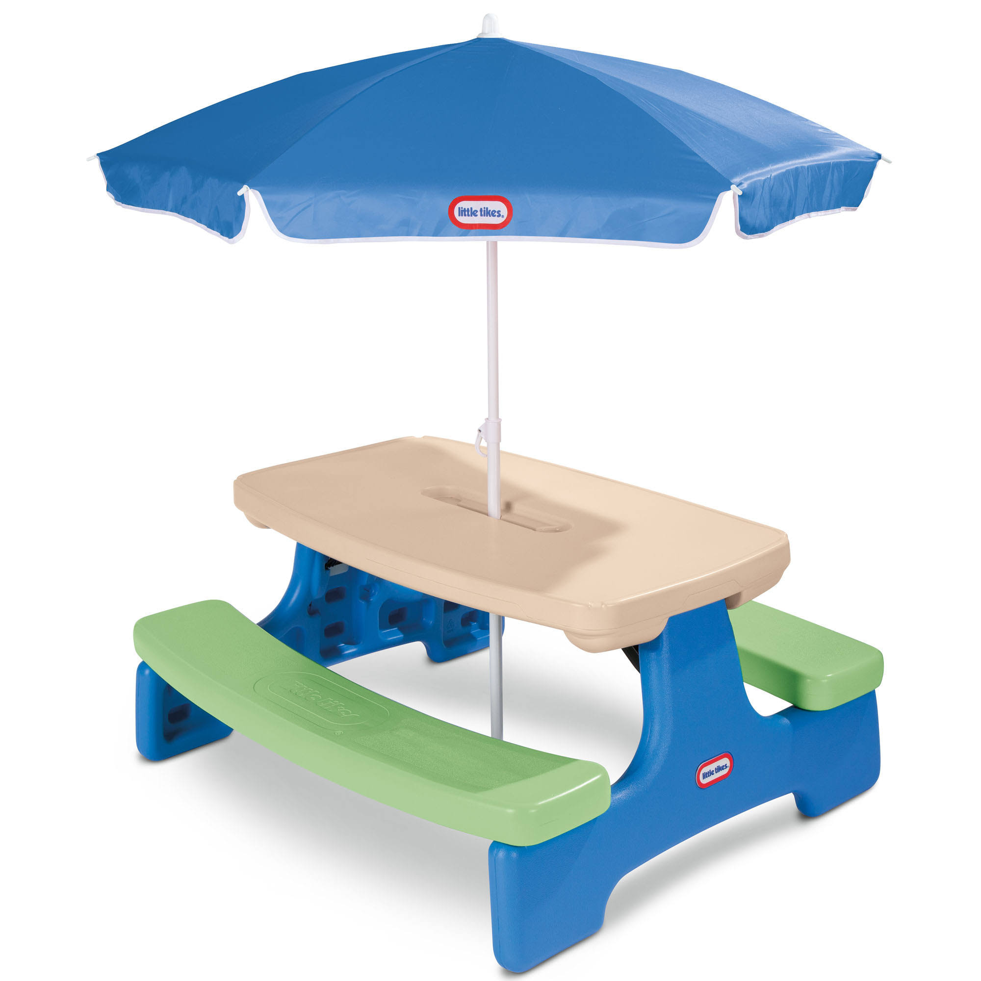 Little Tikes Easy Store Picnic Table With Umbrella UH_QC7SXLNQ Little Tikes Easy Store Picnic Table With Umbrella UH_QC7SXLNQ