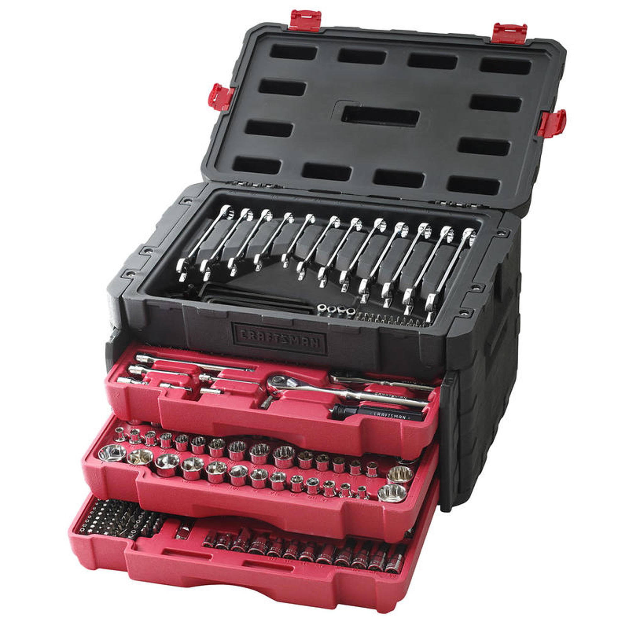 Craftsman 450-Piece Mechanic's Tool Set With 3 Drawer Case Box 99040 KM_FBWB5LHY
