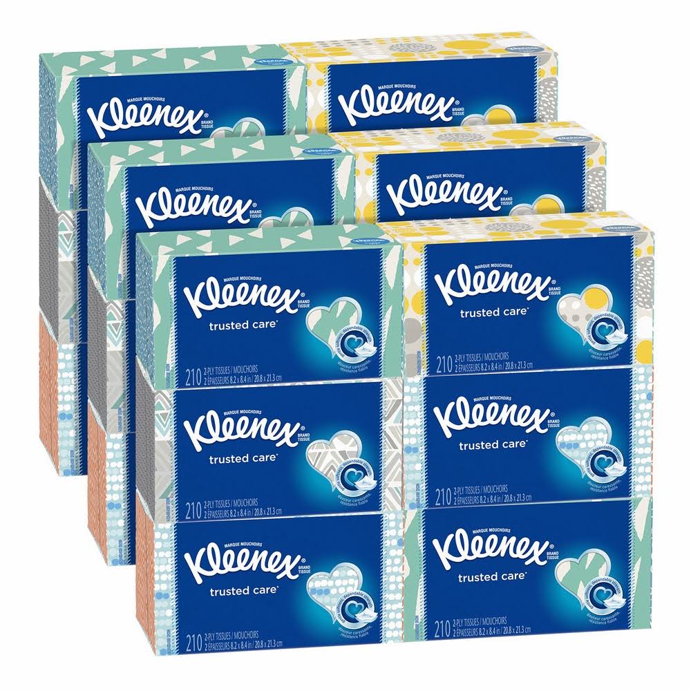 Kleenex Everyday Facial Tissues, 210 Ct, (Pack Of 18) EO_VCC53RVN
