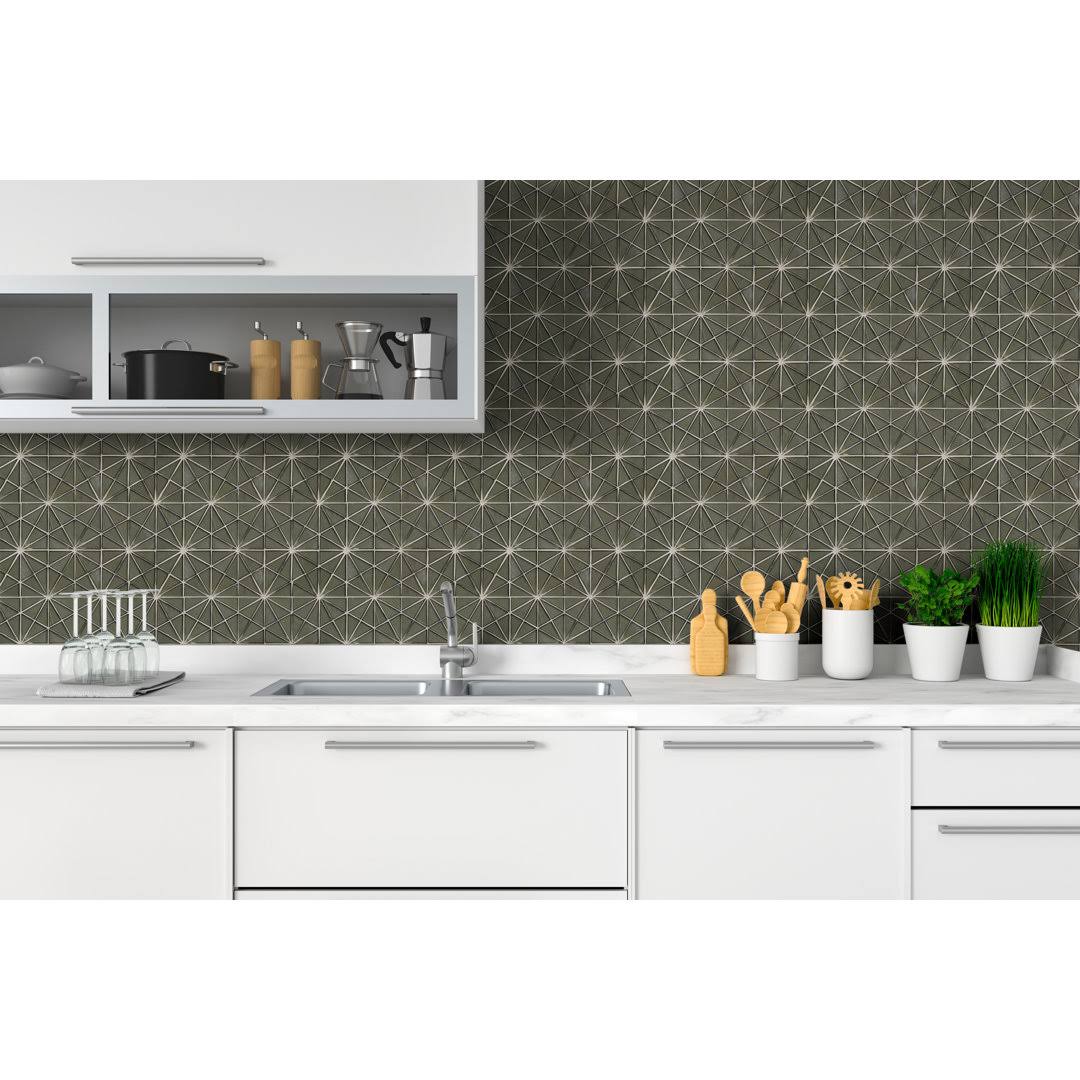 Msi Stella Grigia Hand Crafted 14.88 In. X 8.5 In. X 8mm Glass Mosaic Wall Tile (8.80 Sq. Ft./Case) FP_PPT8SVSC Msi Stella Grigia Hand Crafted 14.88 In. X 8.5 In. X 8mm Glass Mosaic Wall Tile (8.80 Sq. Ft./Case) FP_PPT8SVSC