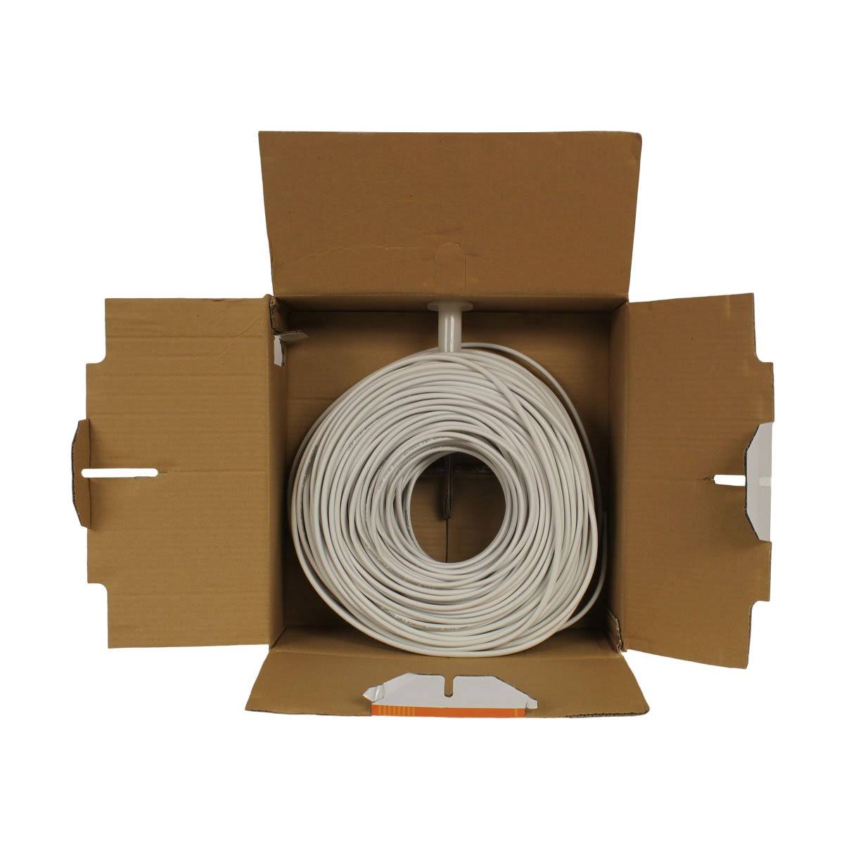 Navepoint 500ft In Wall Audio Speaker Cable Wire Cl2 16/2 Awg Gauge 2 Conductor Bulk White NE_E1DLKDAM