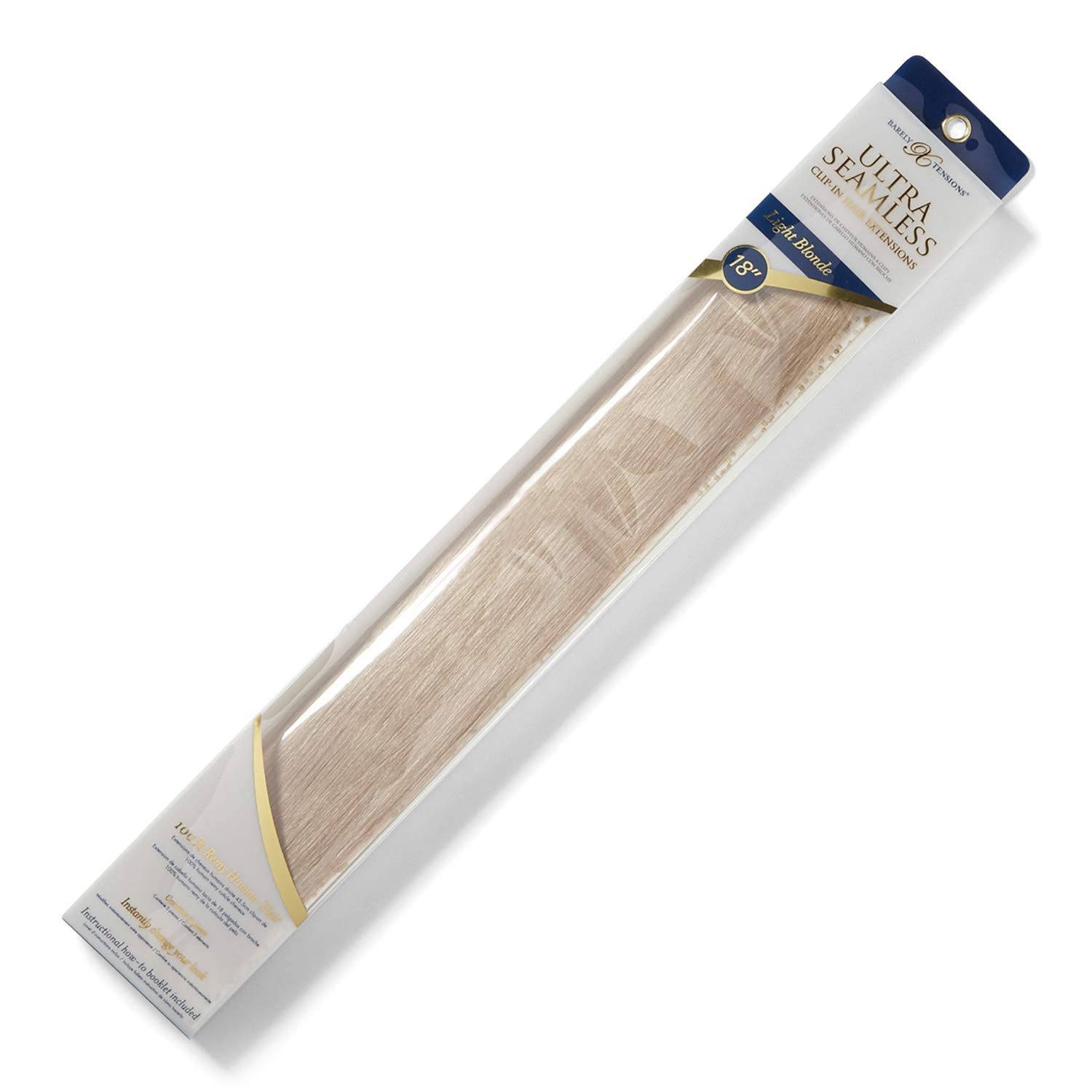 Barely Xtensions 18 Ultra-Seamless Clip-In Hair Extensions Light Blonde 100 Gram PE_5O37V4H8 Barely Xtensions 18 Ultra-Seamless Clip-In Hair Extensions Light Blonde 100 Gram PE_5O37V4H8
