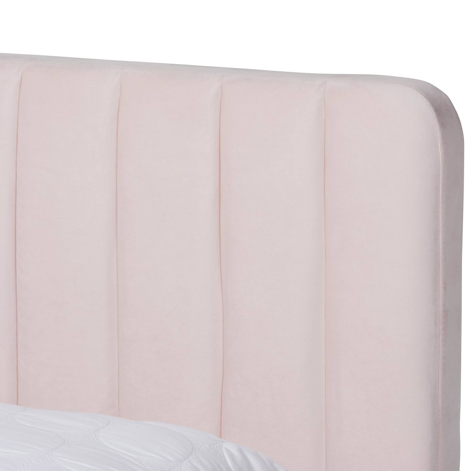 Baxton Studio Nami Modern Contemporary Glam And Luxe Light Pink Velvet Fabric Upholstered And Gold Finished King Size Platform Bed 0F_F7HJSPKM Baxton Studio Nami Modern Contemporary Glam And Luxe Light Pink Velvet Fabric Upholstered And Gold Finished King Size Platform Bed 0F_F7HJSPKM