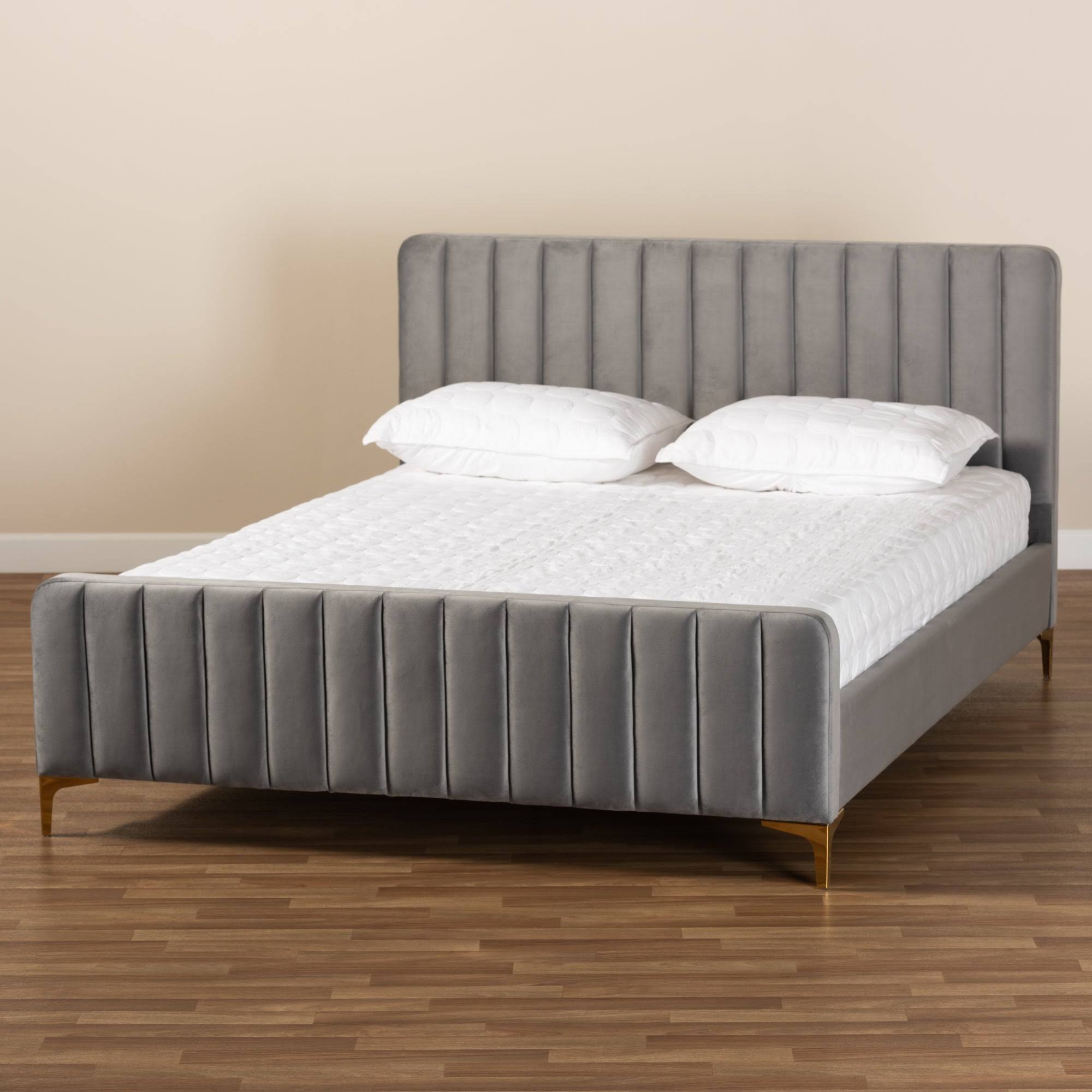 Baxton Studio Nami Modern Contemporary Glam And Luxe Light Pink Velvet Fabric Upholstered And Gold Finished King Size Platform Bed 0F_F7HJSPKM Baxton Studio Nami Modern Contemporary Glam And Luxe Light Pink Velvet Fabric Upholstered And Gold Finished King Size Platform Bed 0F_F7HJSPKM