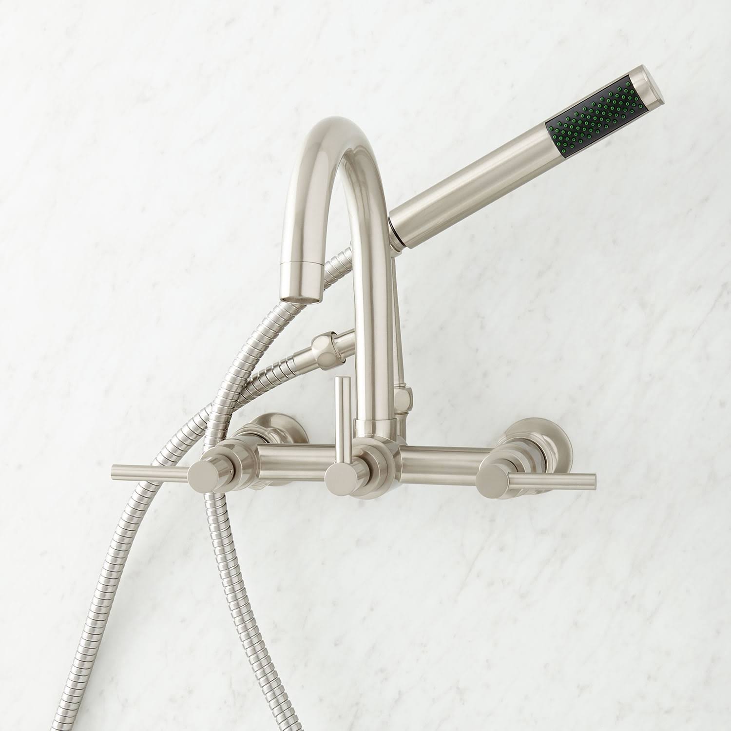 Signature Hardware 909038-2 Sebastian Wall Mounted Tub Filler Faucet - Bronze, Size: 60 YG_OEN1NXHW