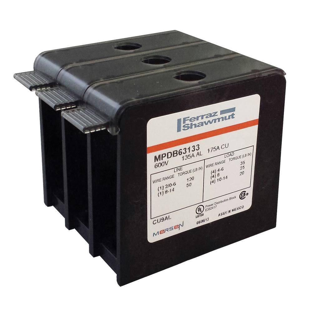 Mersen Power Distribution Block Mpdb63133 UR_HOVTQNWG Mersen Power Distribution Block Mpdb63133 UR_HOVTQNWG