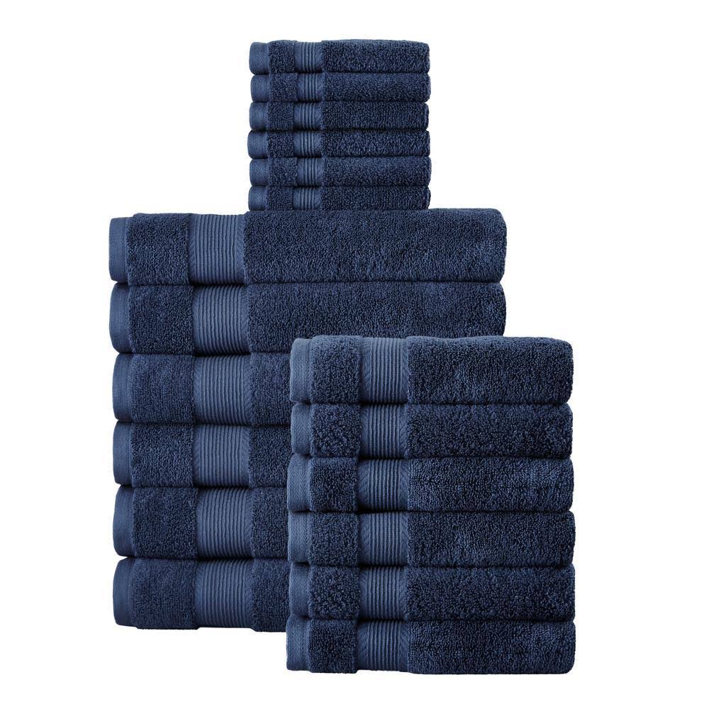Stylewell 18-Piece Hygrocotton Towel Set In Midnight Black VN_IVVLFVFZ Stylewell 18-Piece Hygrocotton Towel Set In Midnight Black VN_IVVLFVFZ