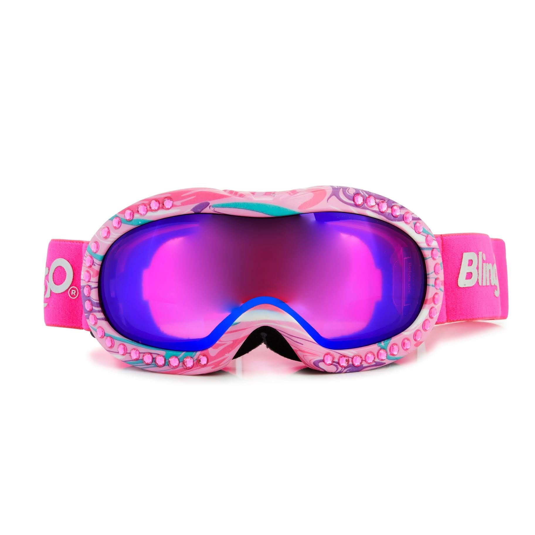 Bling2o Ice Of Purple Glaciers Ski Mask BG_XZQTNNGM