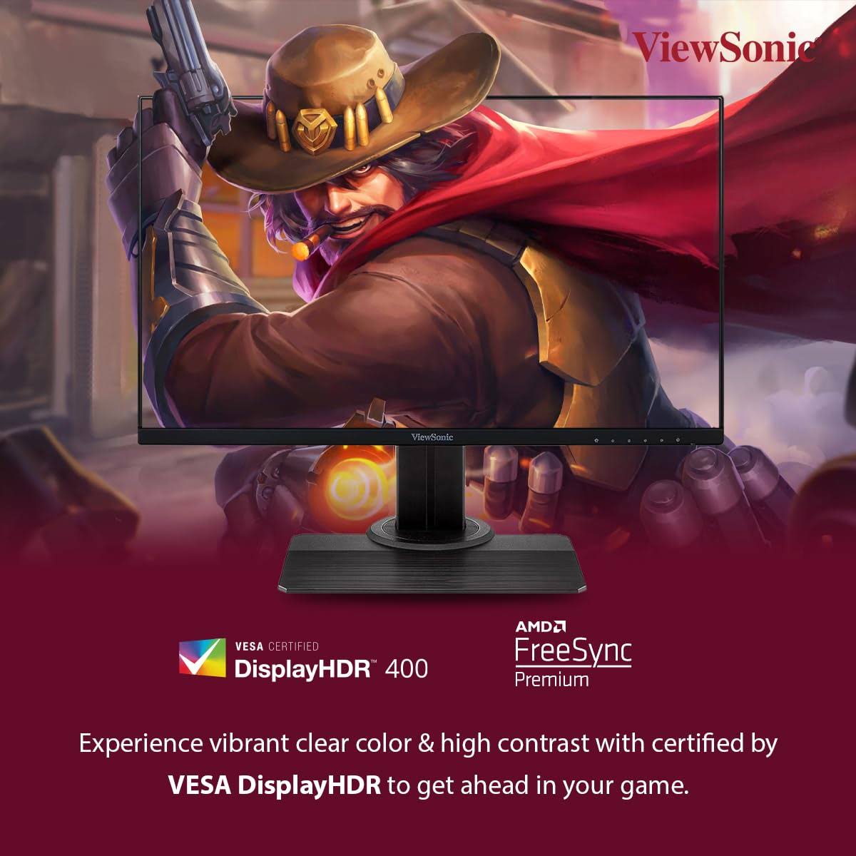 Viewsonic Omni Xg2431 24 Inch 1080p 0.5ms 240hz Gaming Monitor With Amd Freesync Premium, Advanced Ergonomics, Eye Care, Hdmi And Displayport For UY_BA70YUQK Viewsonic Omni Xg2431 24 Inch 1080p 0.5ms 240hz Gaming Monitor With Amd Freesync Premium, Advanced Ergonomics, Eye Care, Hdmi And Displayport For UY_BA70YUQK