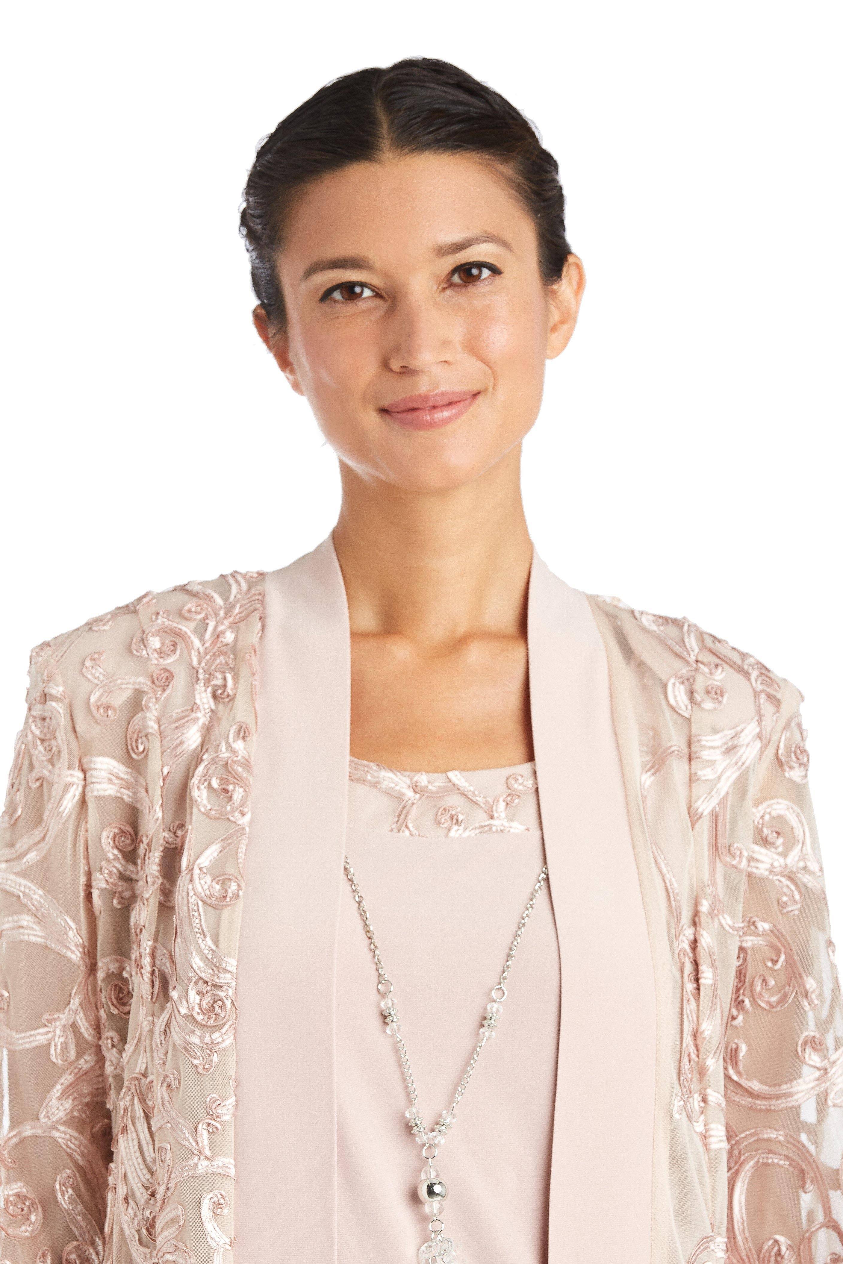 R & M Richards Petite Dress & Soutache Jacket - Granite - Size 10p 8C_OQ1RAGQH R & M Richards Petite Dress & Soutache Jacket - Granite - Size 10p 8C_OQ1RAGQH