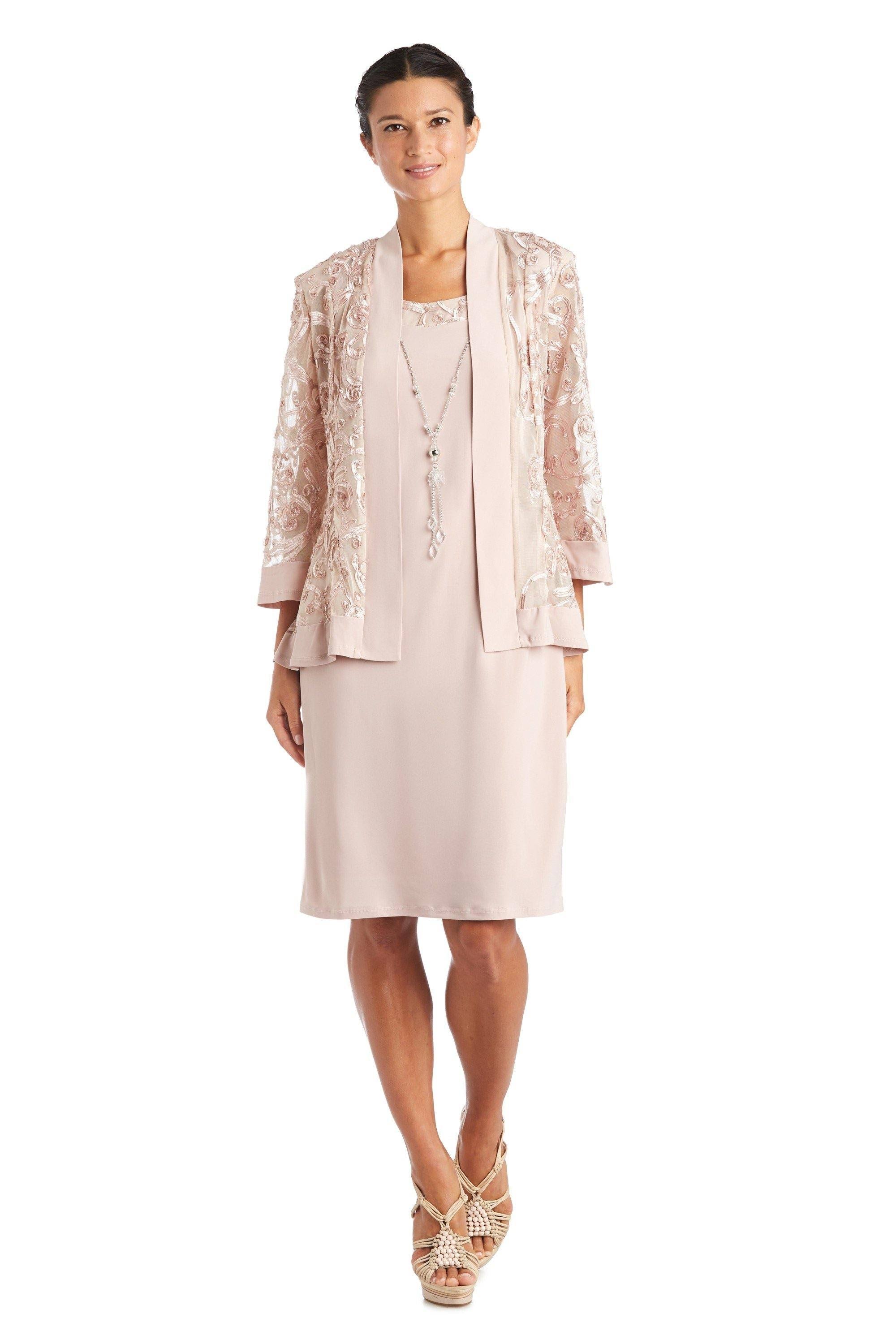 R & M Richards Petite Dress & Soutache Jacket - Granite - Size 10p 8C_OQ1RAGQH R & M Richards Petite Dress & Soutache Jacket - Granite - Size 10p 8C_OQ1RAGQH