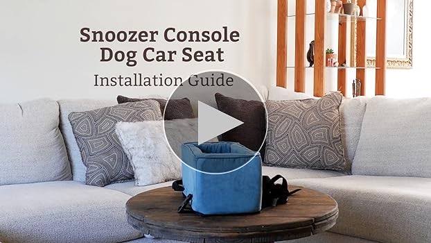 Snoozer Luxury High Back Console Pet Car Seat, Small - Buckskin/Java CY_ET20XA3R Snoozer Luxury High Back Console Pet Car Seat, Small - Buckskin/Java CY_ET20XA3R
