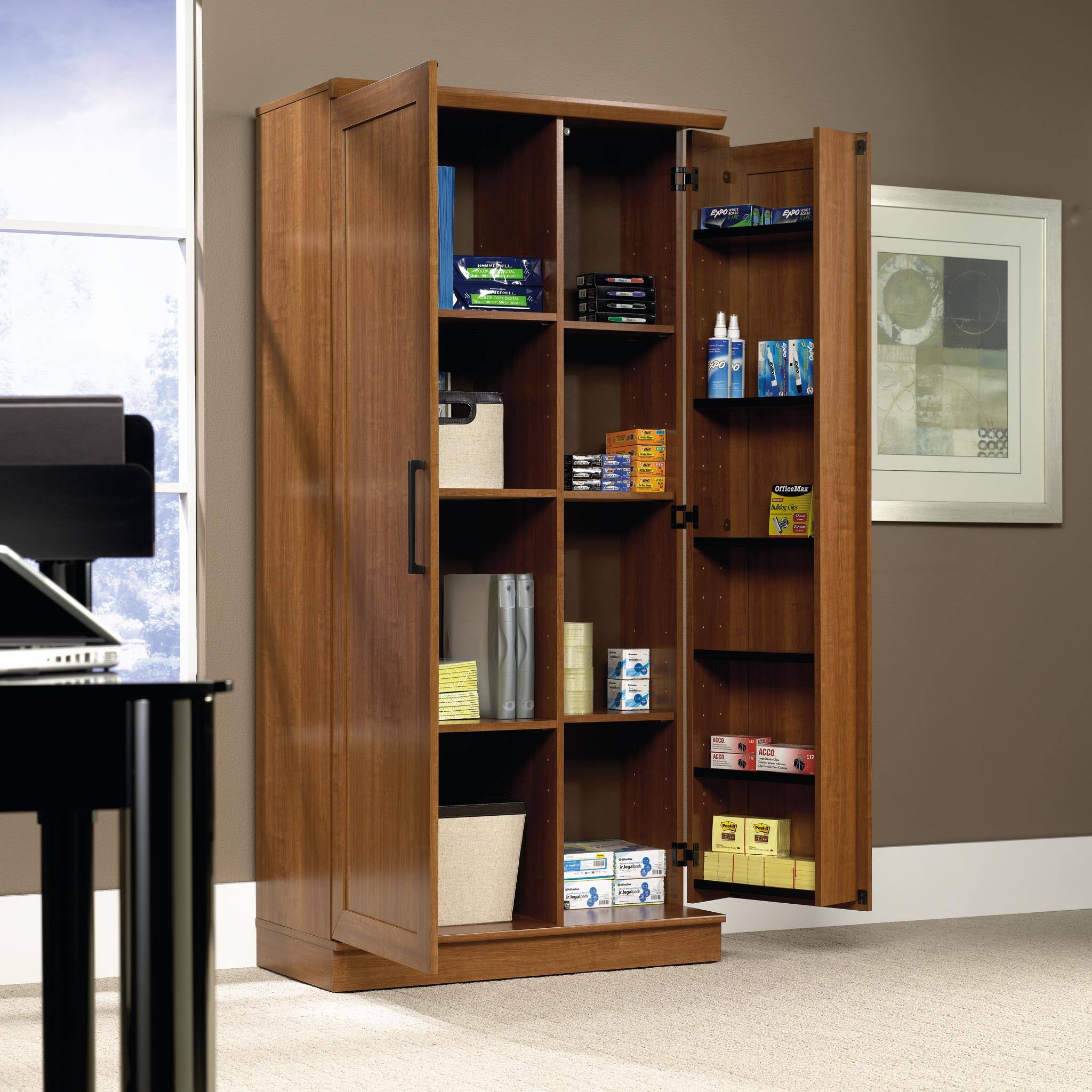 Sauder Homeplus Sienna Oak Storage Cabinet NG_C9L0GAWV