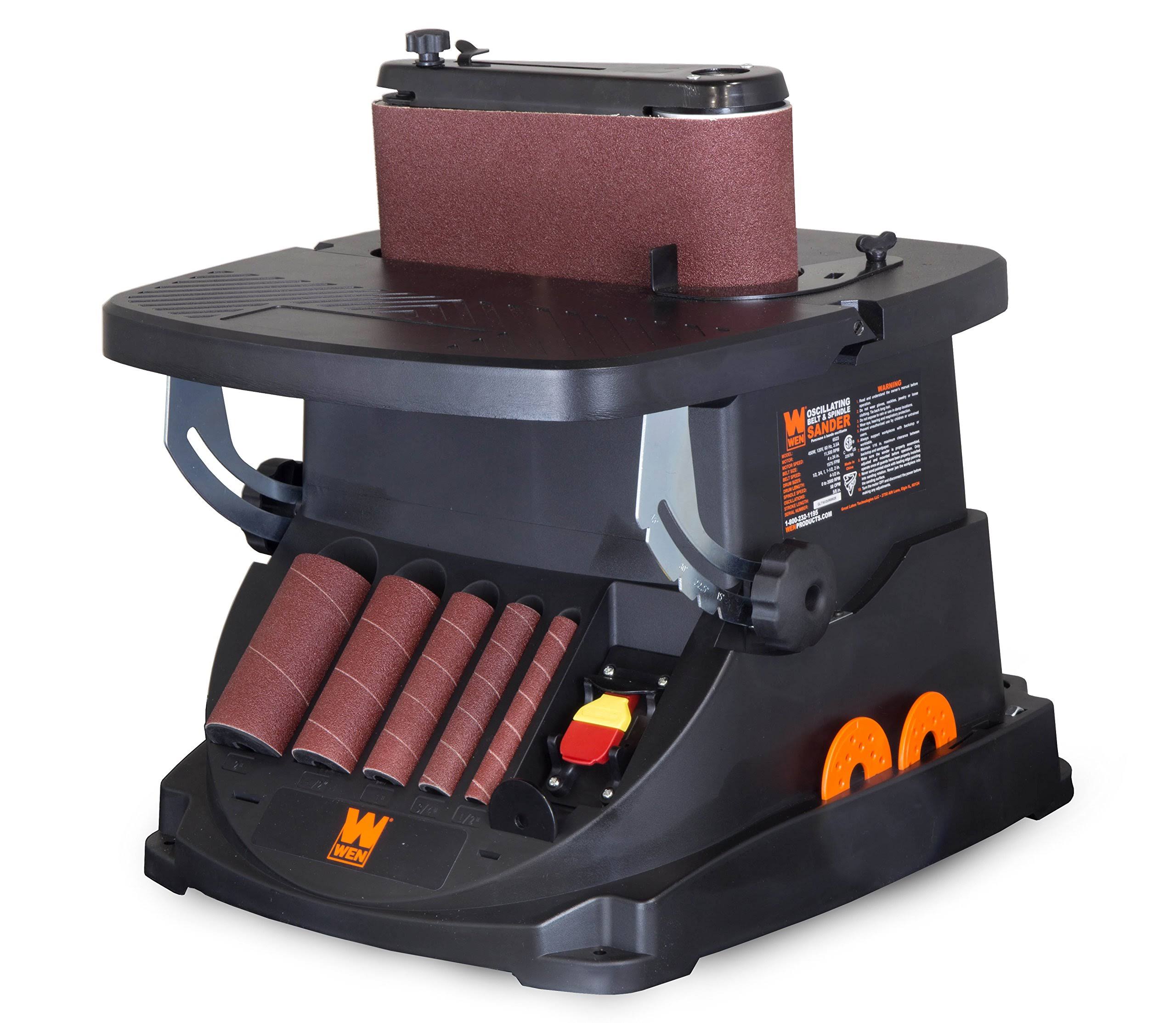 Wen 6524 Oscillating Belt And Spindle Sander QQ_PMN06MKD