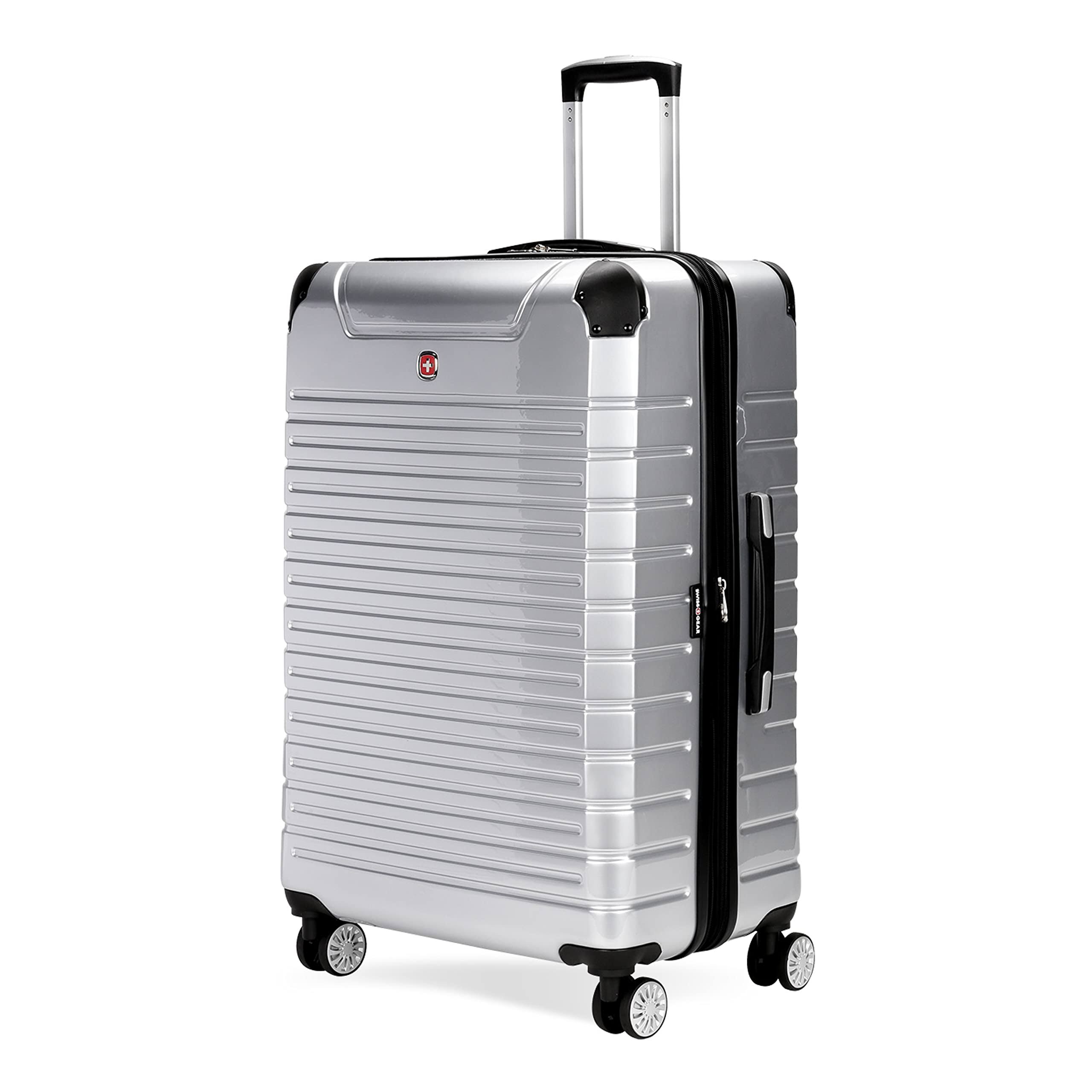 Swissgear 7782 27 Expandable Hardside Spinner Luggage - Silver FI_A3CLETAI