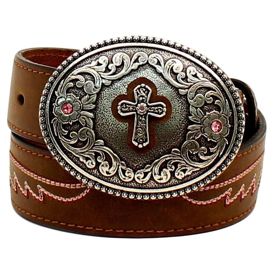 Ariat Girls' Southwestern Beaded Hair-On Leather Western Belt WT_DOIPHY1W Ariat Girls' Southwestern Beaded Hair-On Leather Western Belt WT_DOIPHY1W