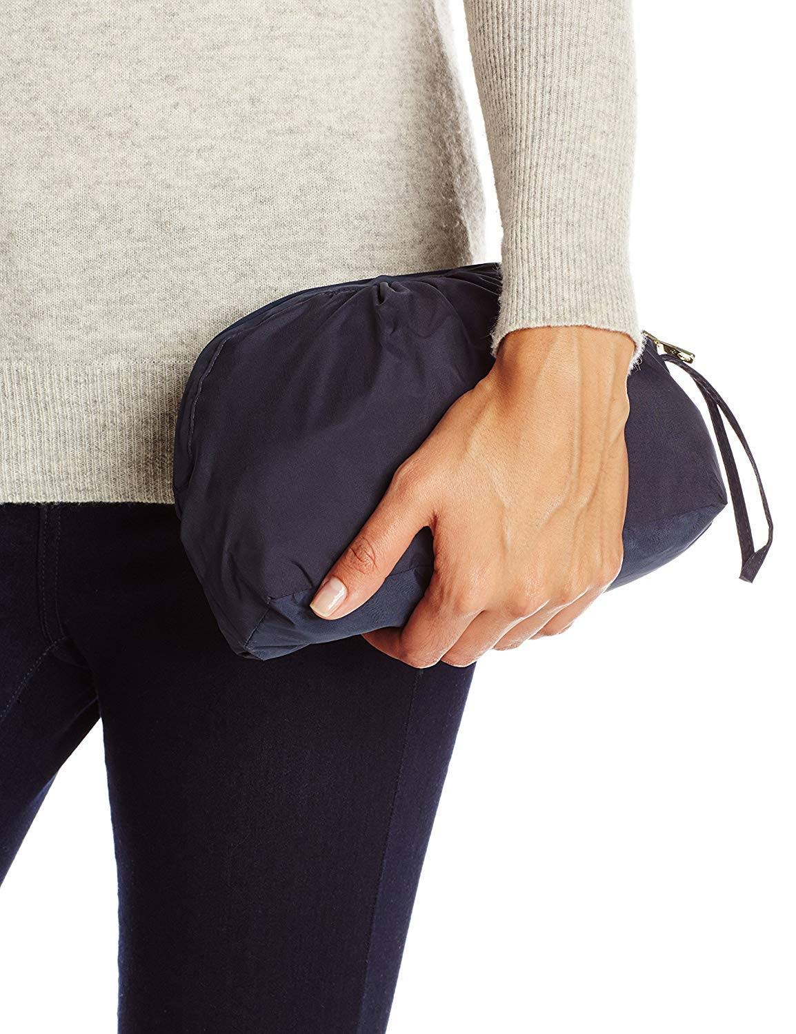 Cole Haan Back Bow Packable Hooded Raincoat (Petite) KM_FKJRJUZ2 Cole Haan Back Bow Packable Hooded Raincoat (Petite) KM_FKJRJUZ2