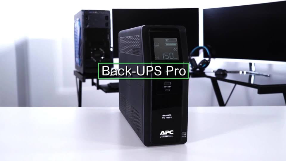 Apc Bn1375m2 Back-Ups Pro Tower 1375va 10 Outlet 2 Usb, Black XN_ABBIQPE7 Apc Bn1375m2 Back-Ups Pro Tower 1375va 10 Outlet 2 Usb, Black XN_ABBIQPE7