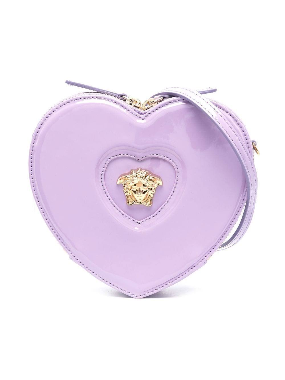 Versace Kids Purple Heart Medusa Shoulder Bag WM_RP6JOG3G