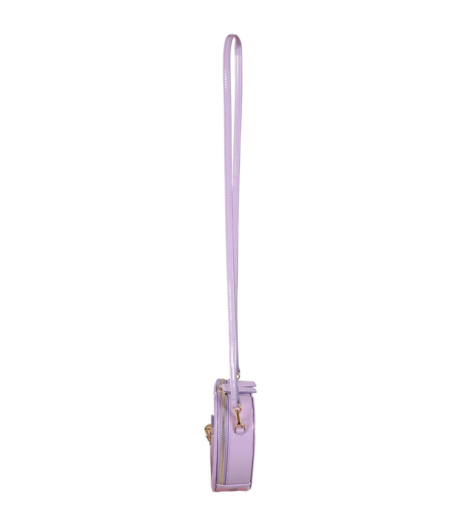 Versace Kids Purple Heart Medusa Shoulder Bag WM_RP6JOG3G Versace Kids Purple Heart Medusa Shoulder Bag WM_RP6JOG3G