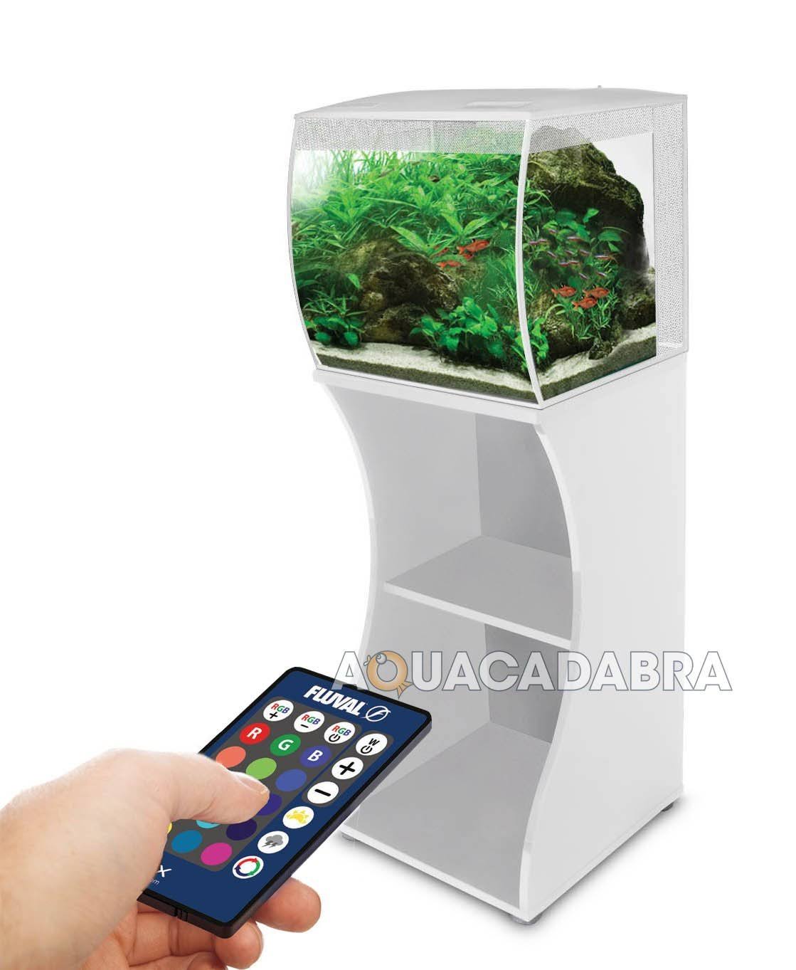 Fluval Flex Aquarium Kit - White - 9 Gal OM_ORQOHBCM