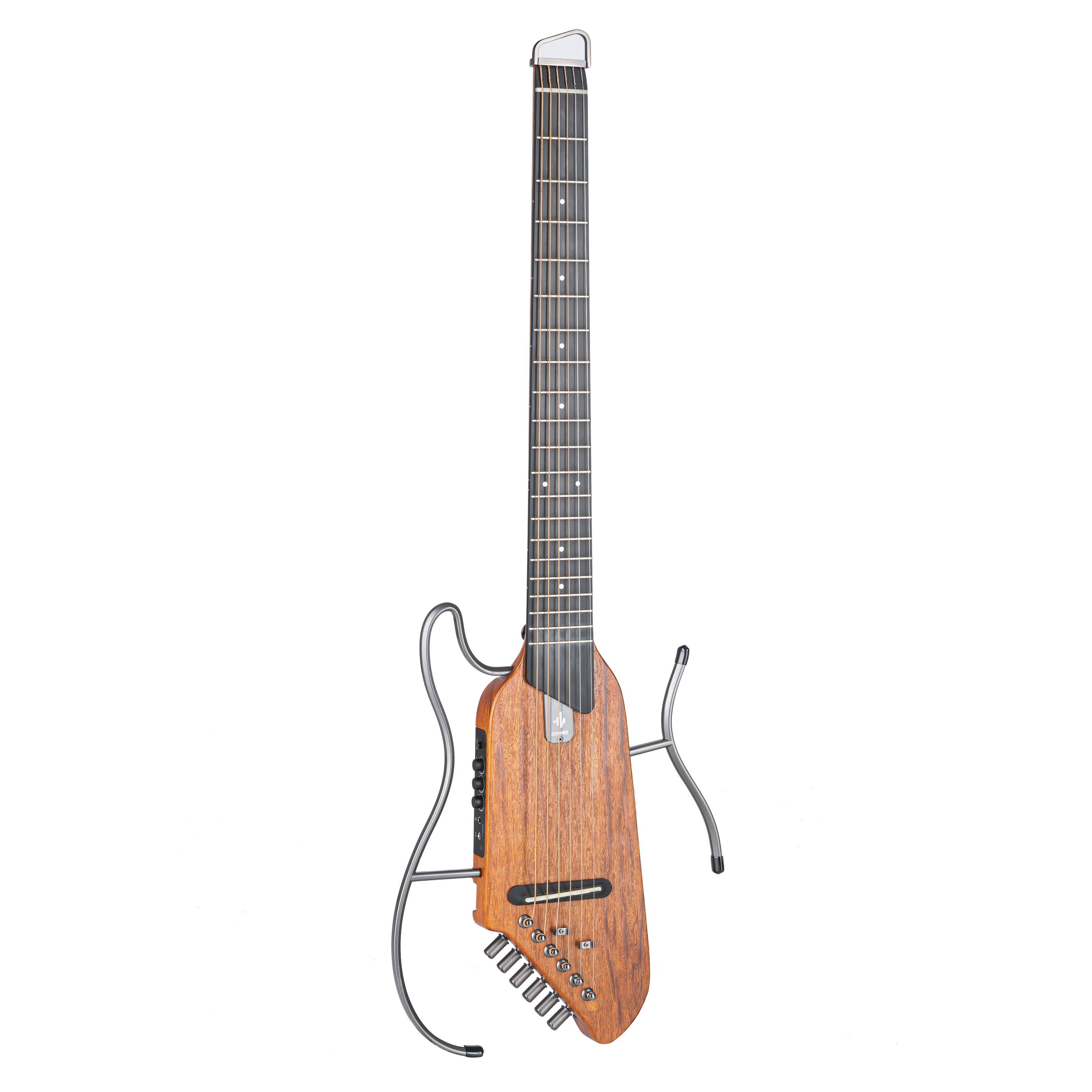 Donner Ec1780 Hush-I Portable Headphone Headless Acoustic Electric Guitar Maple EQ_QZEOTSJY