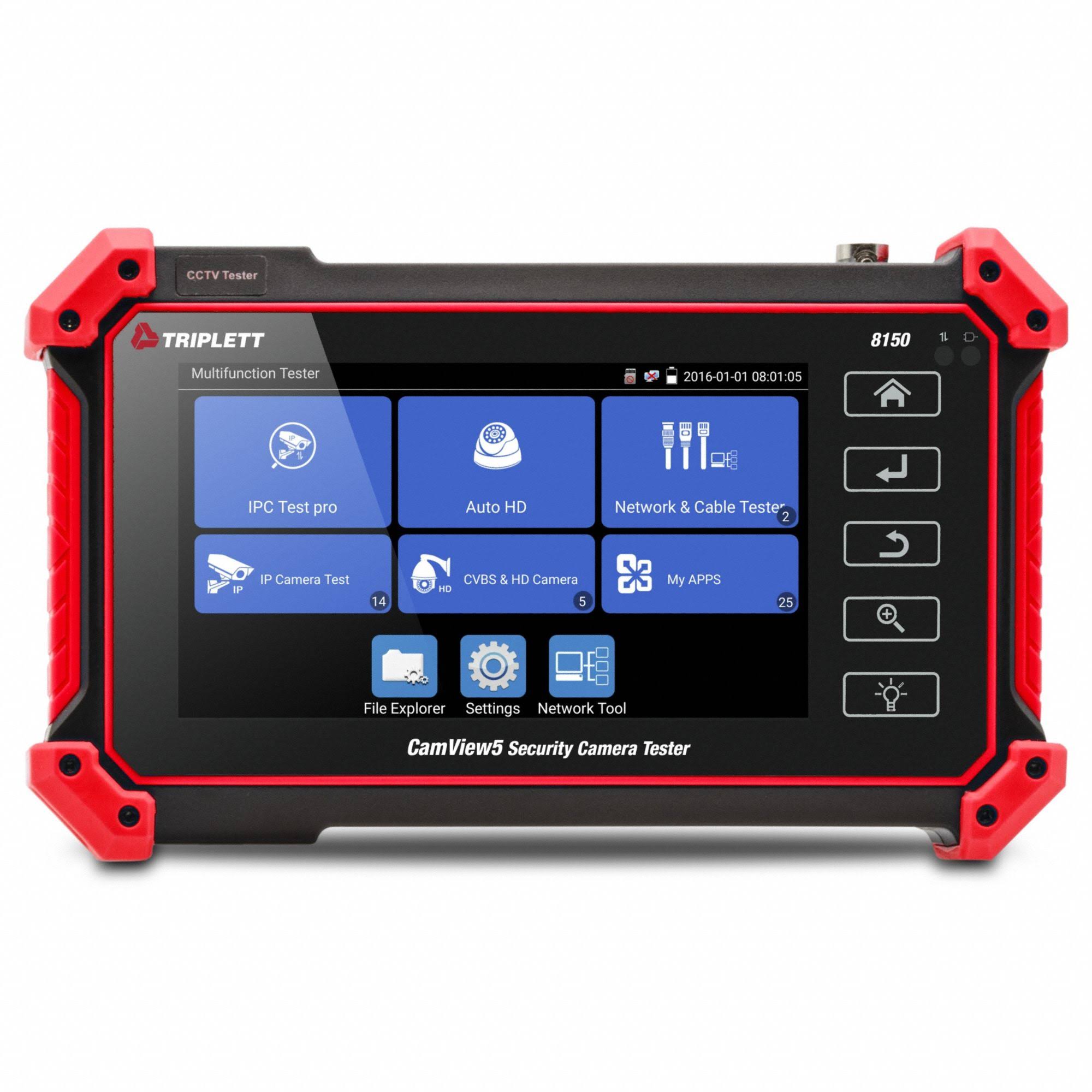 Triplett 8150 5 In. Touchscreen Camview5 Cctv Camera Tester - Wifi & Hdmi Output DX_RNIS7DBH Triplett 8150 5 In. Touchscreen Camview5 Cctv Camera Tester - Wifi & Hdmi Output DX_RNIS7DBH