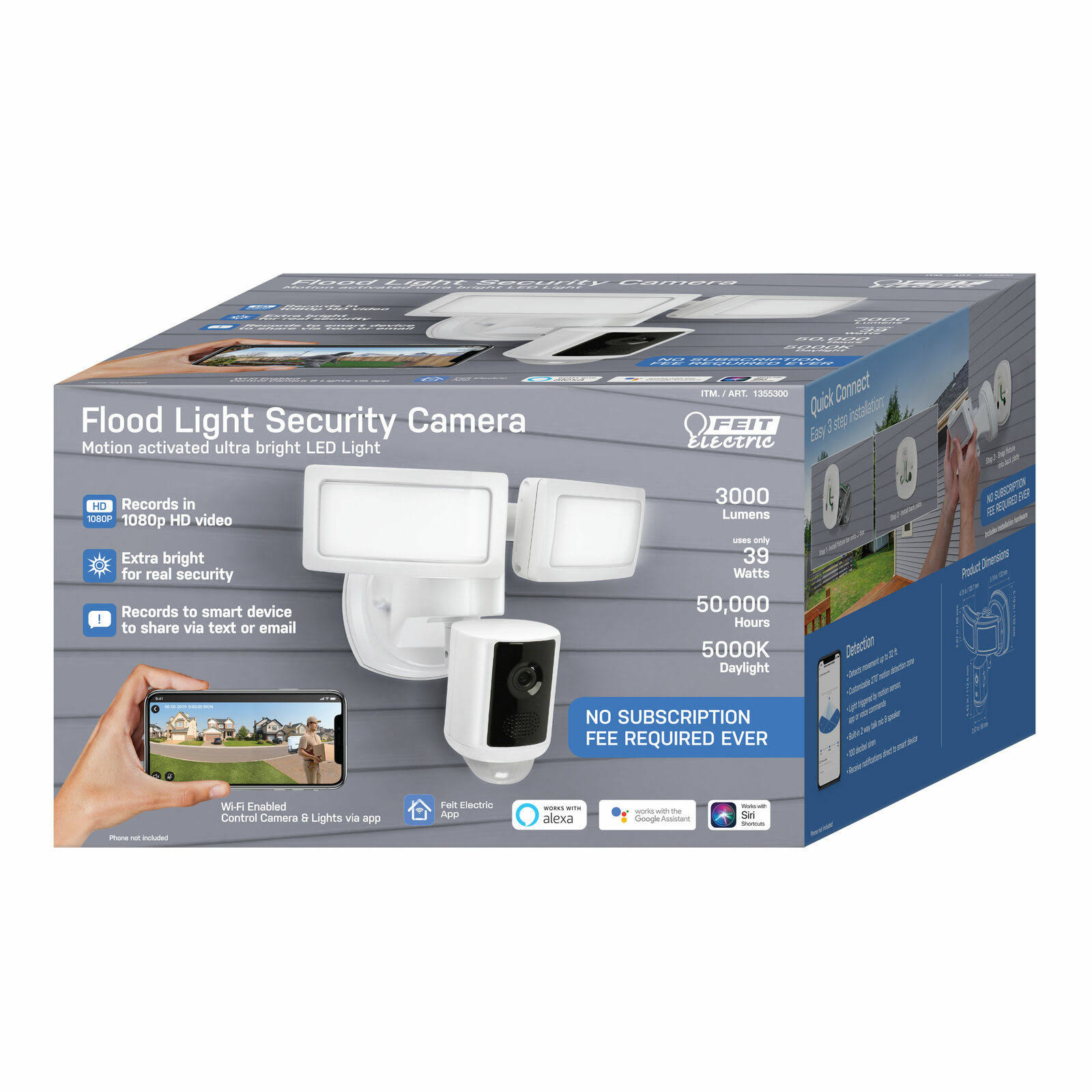 Feit Electric Led Dual Head Motion Sensor Smart Floodlight Security Camera LD_NQ9KX0RE Feit Electric Led Dual Head Motion Sensor Smart Floodlight Security Camera LD_NQ9KX0RE