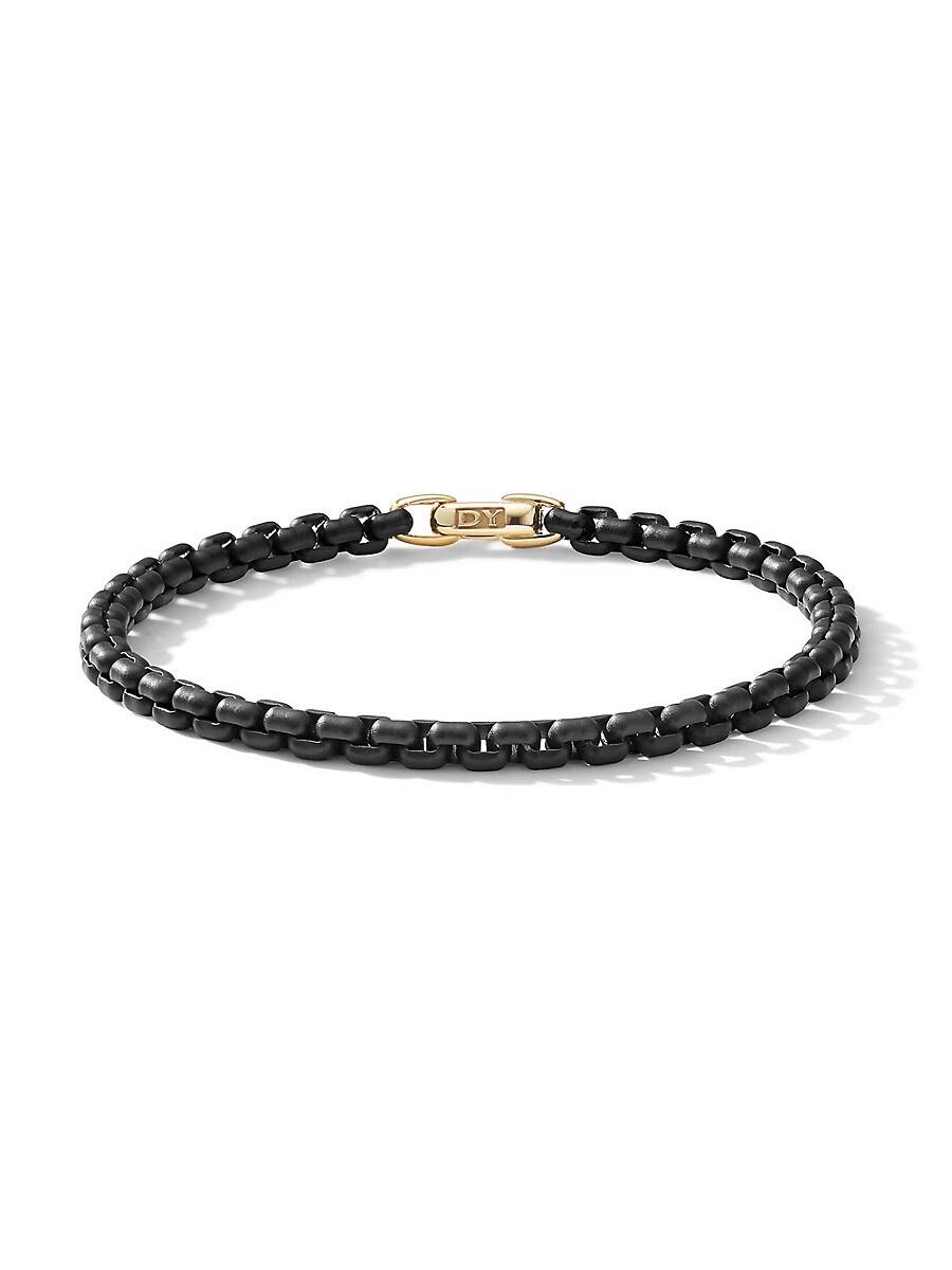 David Yurman Dy Bel Aire Chain Bracelet In Hot Pink With 14k Rose Gold Accent, Size Medium ML_YDFFRL99