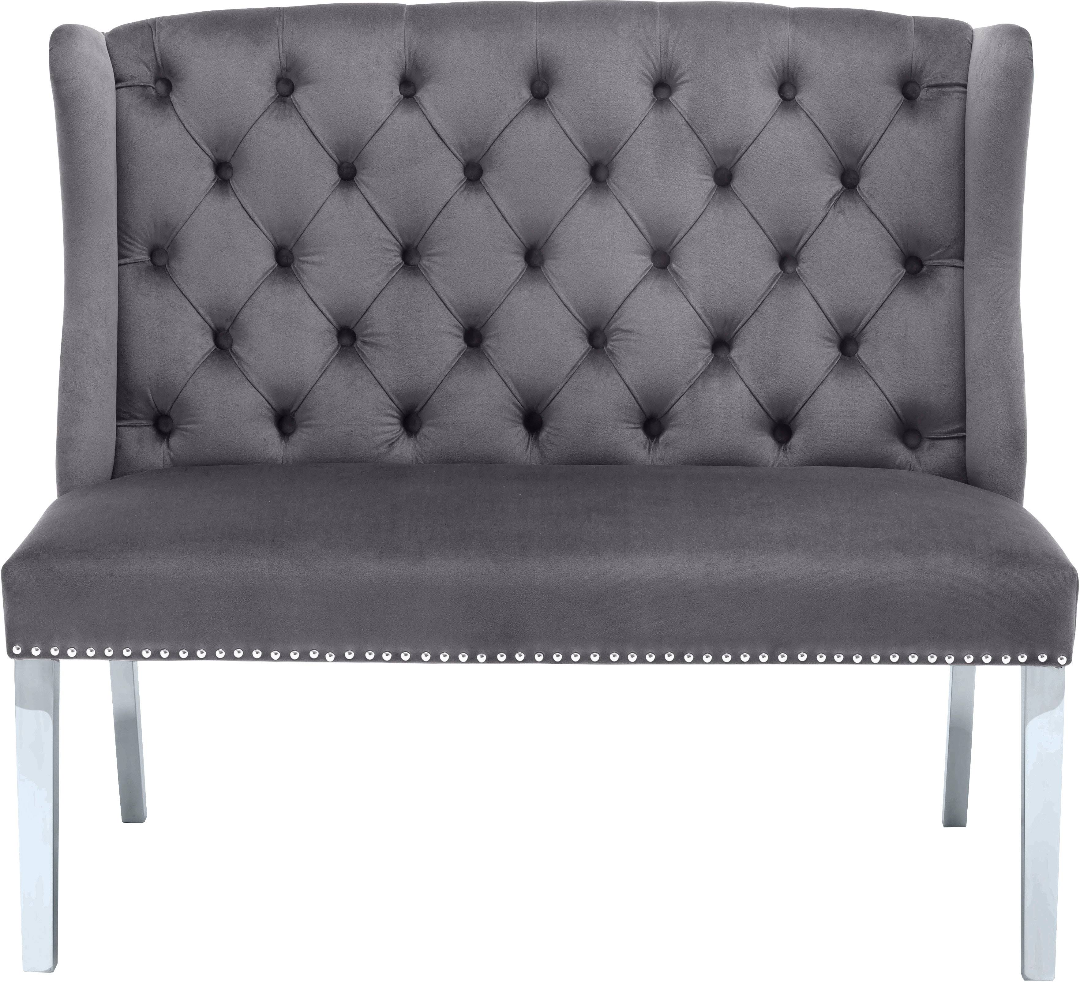 Meridian Furniture Black Velvet Suri Settee Bench LM_0BD7ZKU1 Meridian Furniture Black Velvet Suri Settee Bench LM_0BD7ZKU1