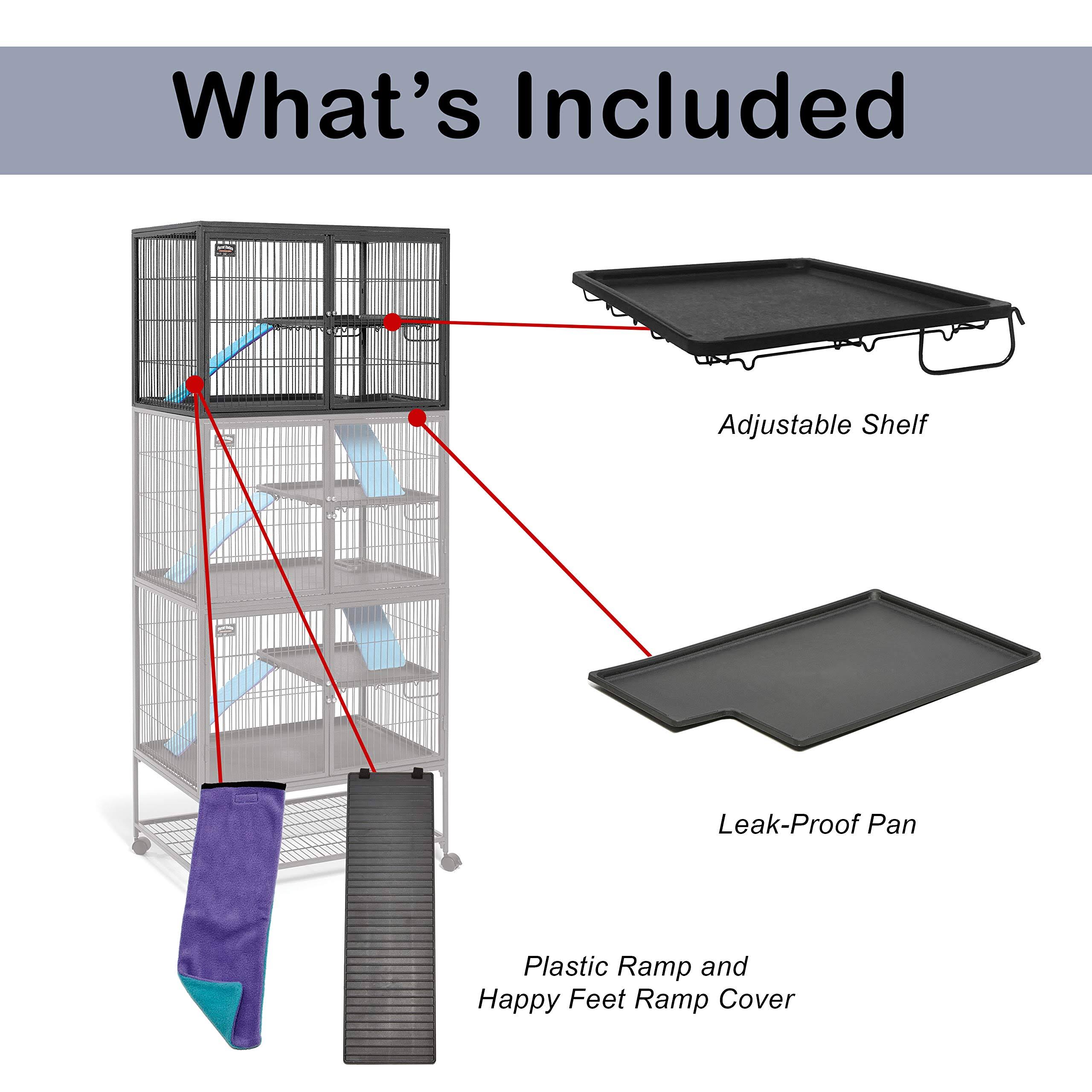 Midwest Deluxe Ferret Nation Add-On Unit Ferret Cage QH_30F54PBI