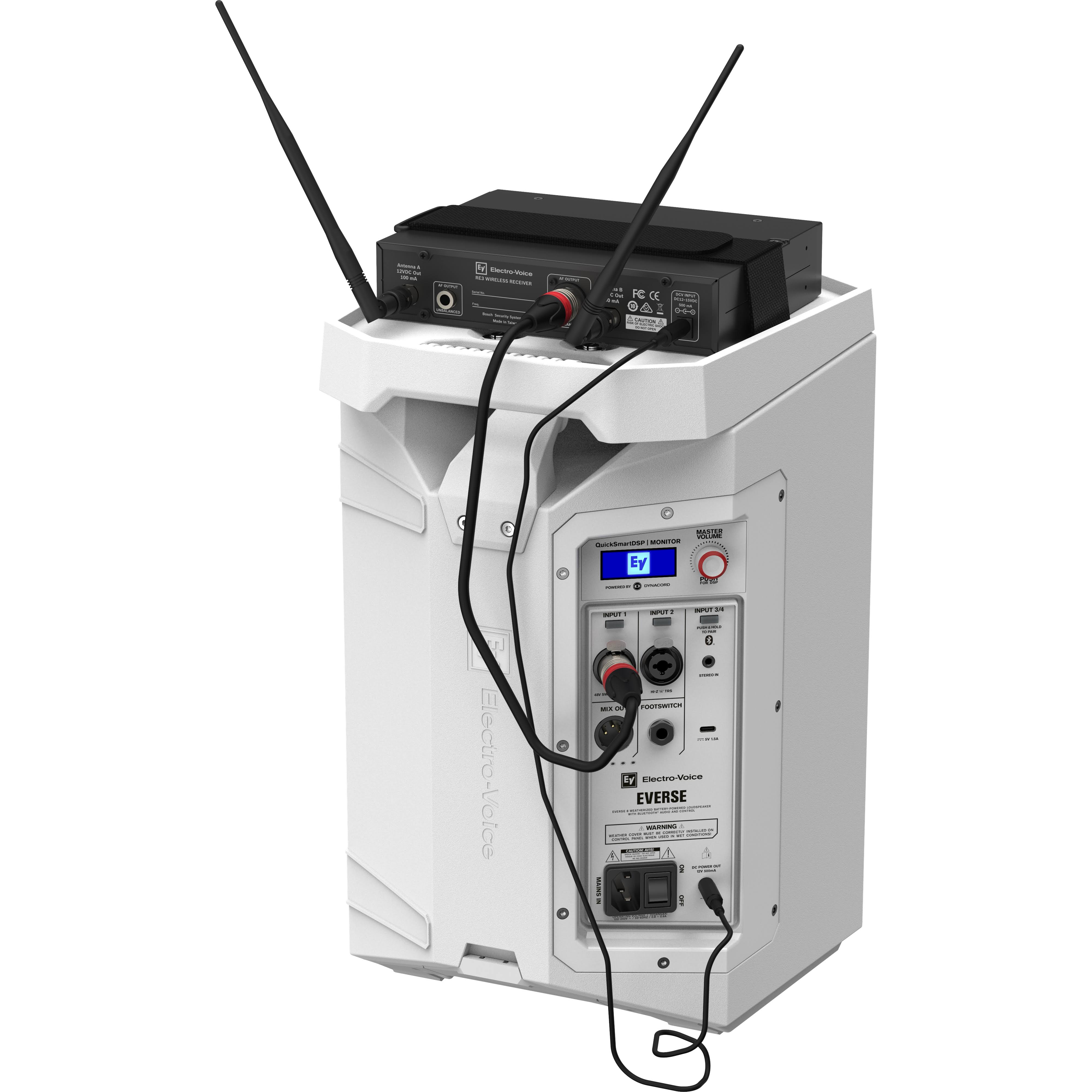 Electro Voice Everse 8 Weatherized Battery-Powered Loudspeaker-White BK_AGQJZXXO Electro Voice Everse 8 Weatherized Battery-Powered Loudspeaker-White BK_AGQJZXXO
