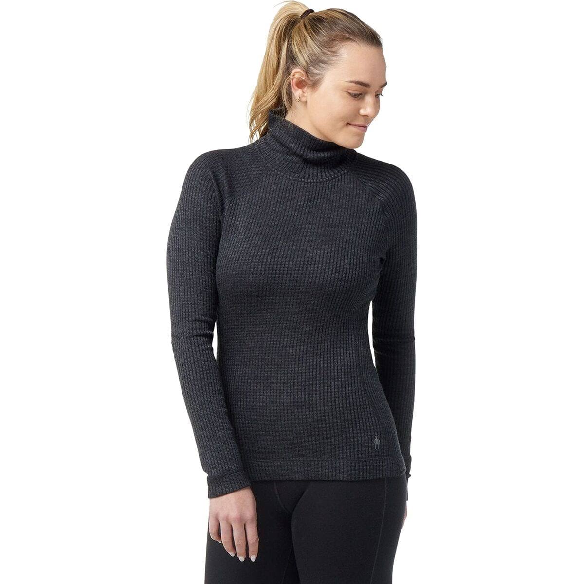 Smartwool Women's Thermal Merino Rib Turtleneck - Lead Heather UZ_4EJU6IFR Smartwool Women's Thermal Merino Rib Turtleneck - Lead Heather UZ_4EJU6IFR