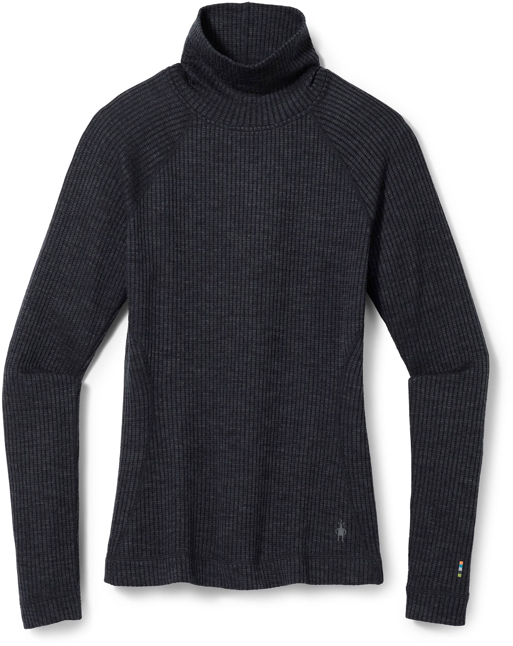 Smartwool Women's Thermal Merino Rib Turtleneck - Lead Heather UZ_4EJU6IFR Smartwool Women's Thermal Merino Rib Turtleneck - Lead Heather UZ_4EJU6IFR