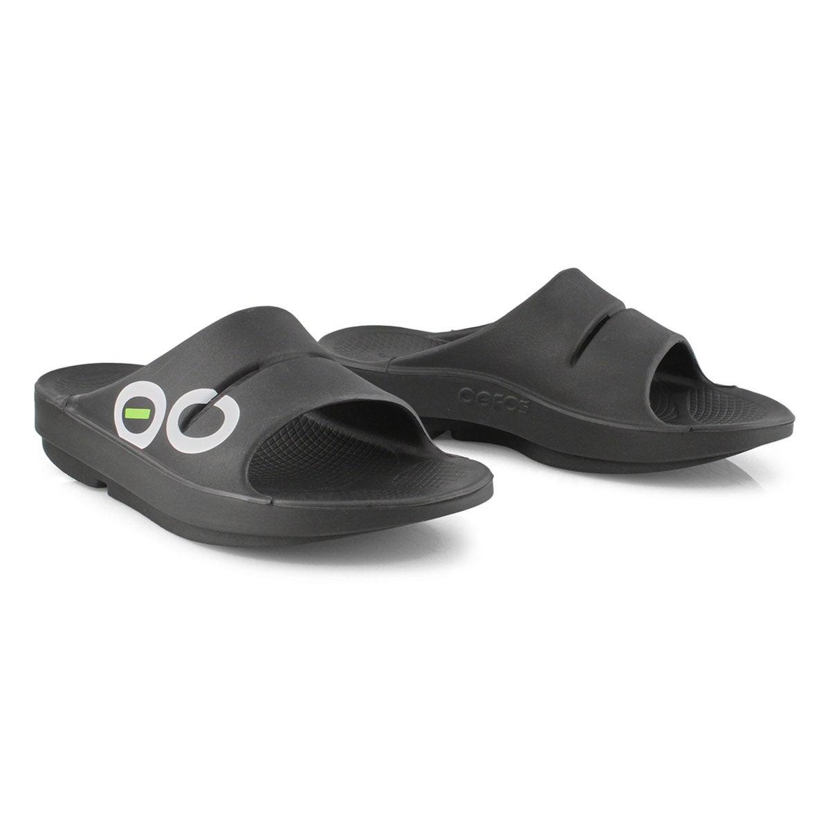 Oofos Ooahh Sport Slide Sandal Black MN_TIH1RRQ4 Oofos Ooahh Sport Slide Sandal Black MN_TIH1RRQ4