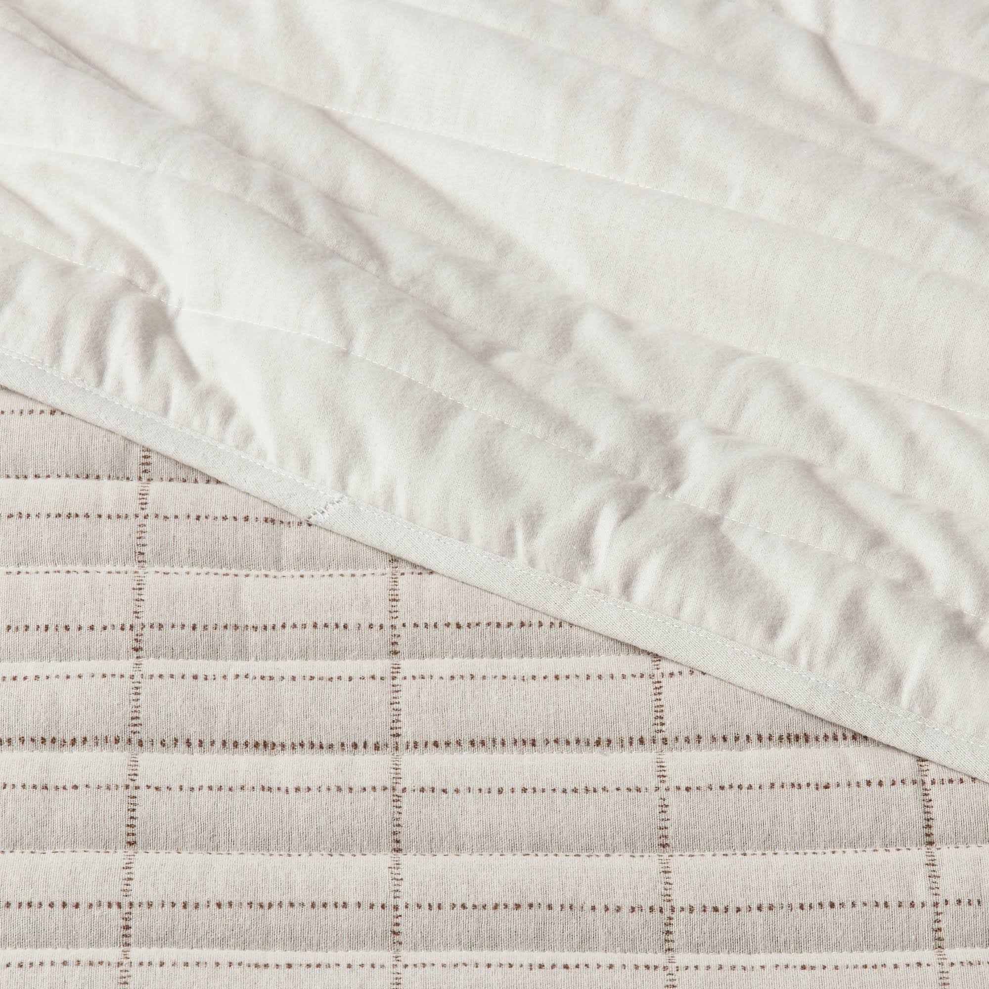 King Flannel Windowpane Quilt Cream - Threshold DW_8VXOU9TW King Flannel Windowpane Quilt Cream - Threshold DW_8VXOU9TW