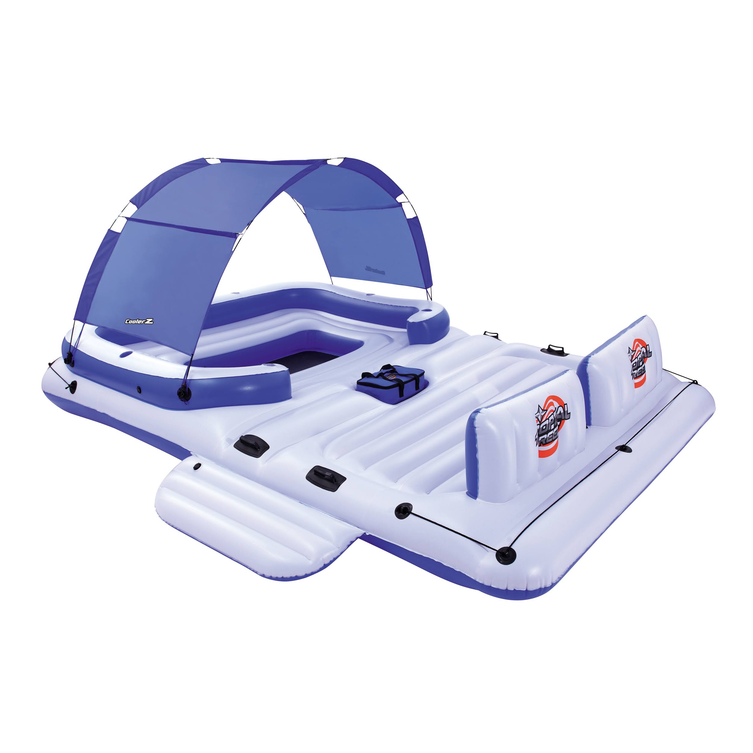 Bestway Tropical Breeze 6 Person Raft W/ Intex River Run Ii 2 Person Float 8D_PZ6XFCE7 Bestway Tropical Breeze 6 Person Raft W/ Intex River Run Ii 2 Person Float 8D_PZ6XFCE7
