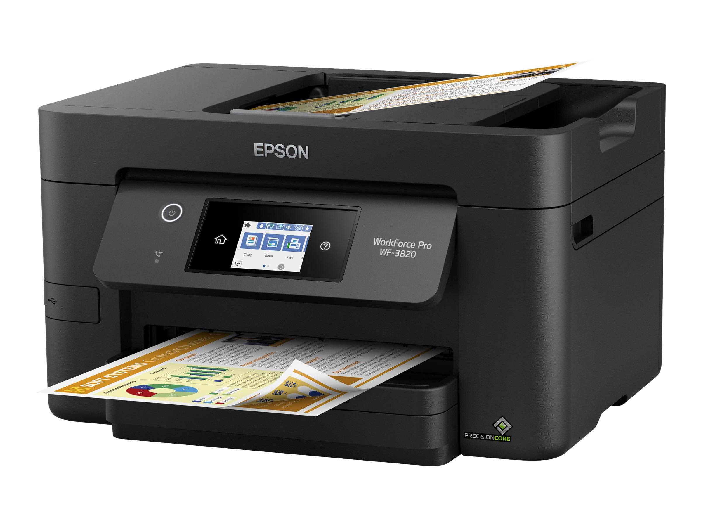 Epson Workforce Pro Wf-3820 Wireless All-In-One Printer With Auto 2-Sided Printing, 35-Page Adf, 250-Sheet Paper Tray And 2.7 Inch Color Touchscreen 8W_UIQTVCZG